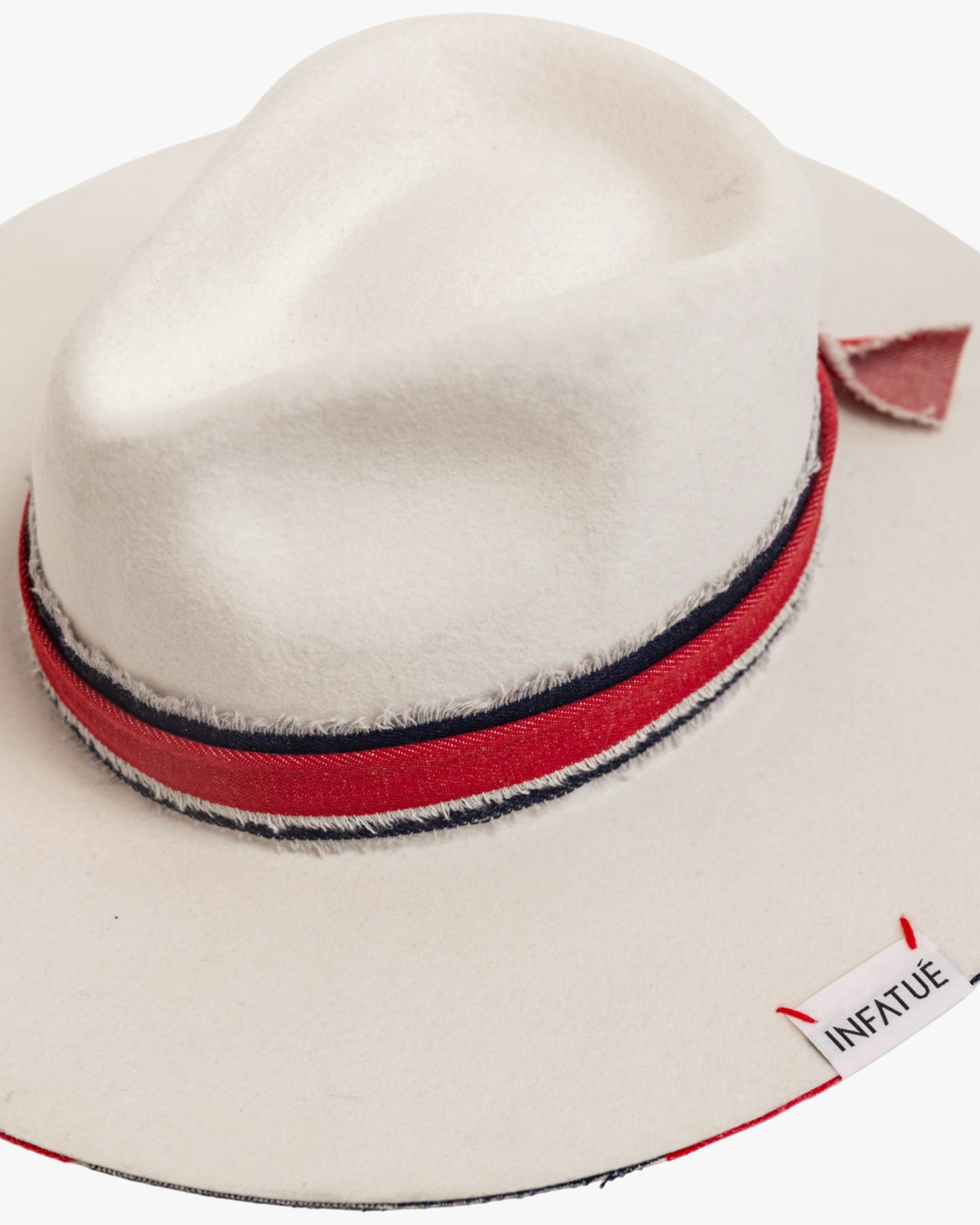 GREAT x Infatué by Fresh Sam Patchwork Rancher Hat - Ivory