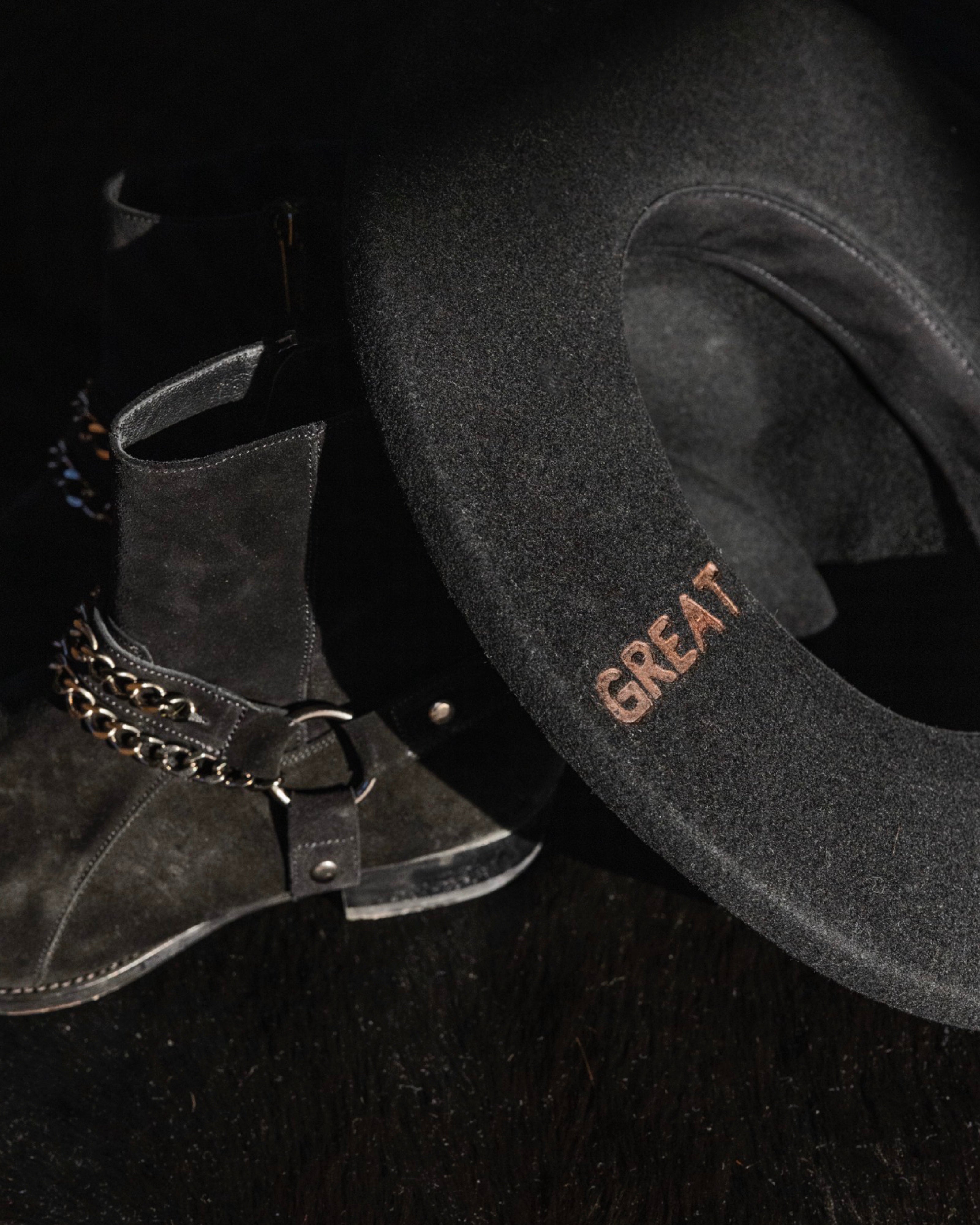Pecos Pencil Brim Hat - Soot Black