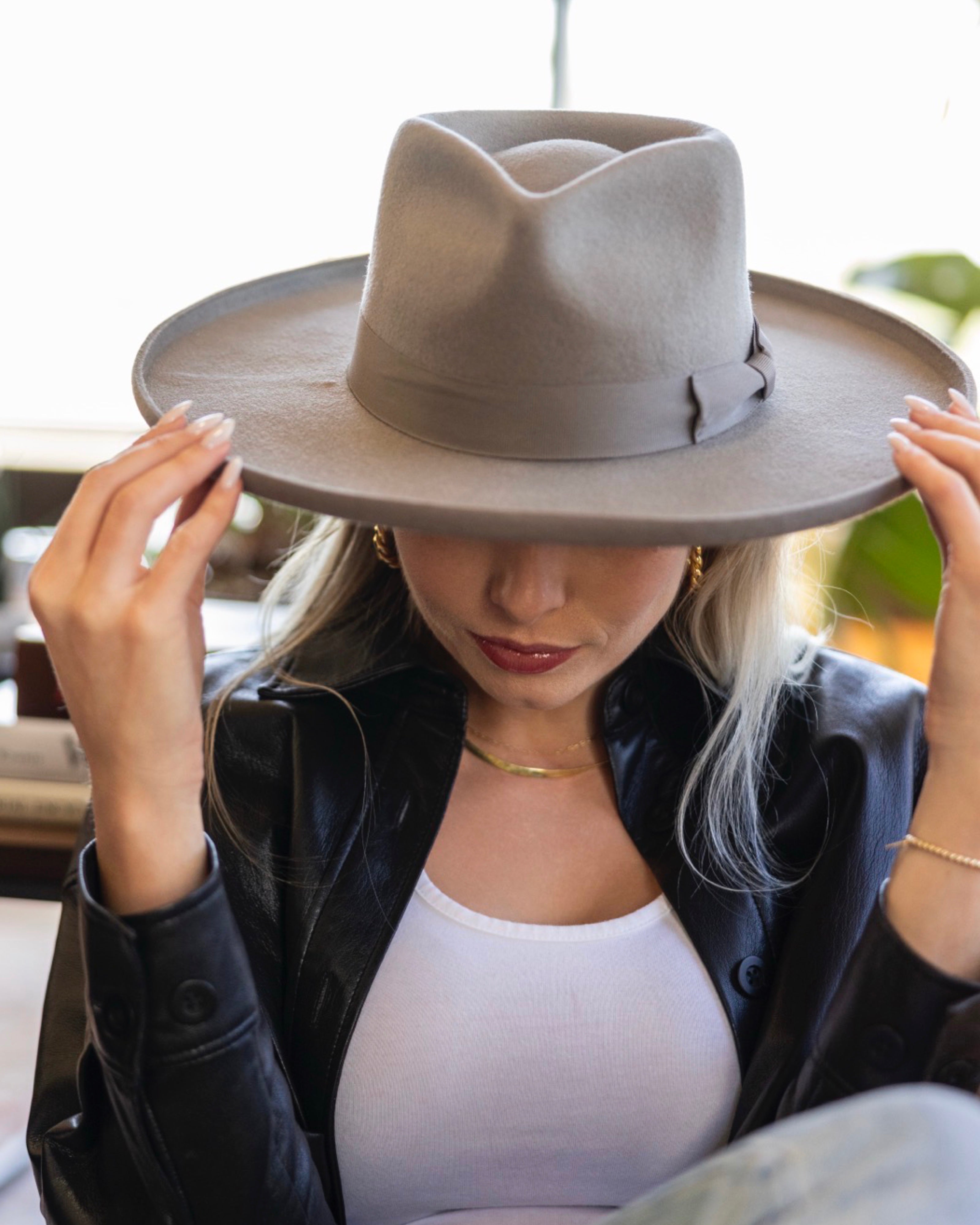 Pecos Pencil Brim Hat - Pewter Grey