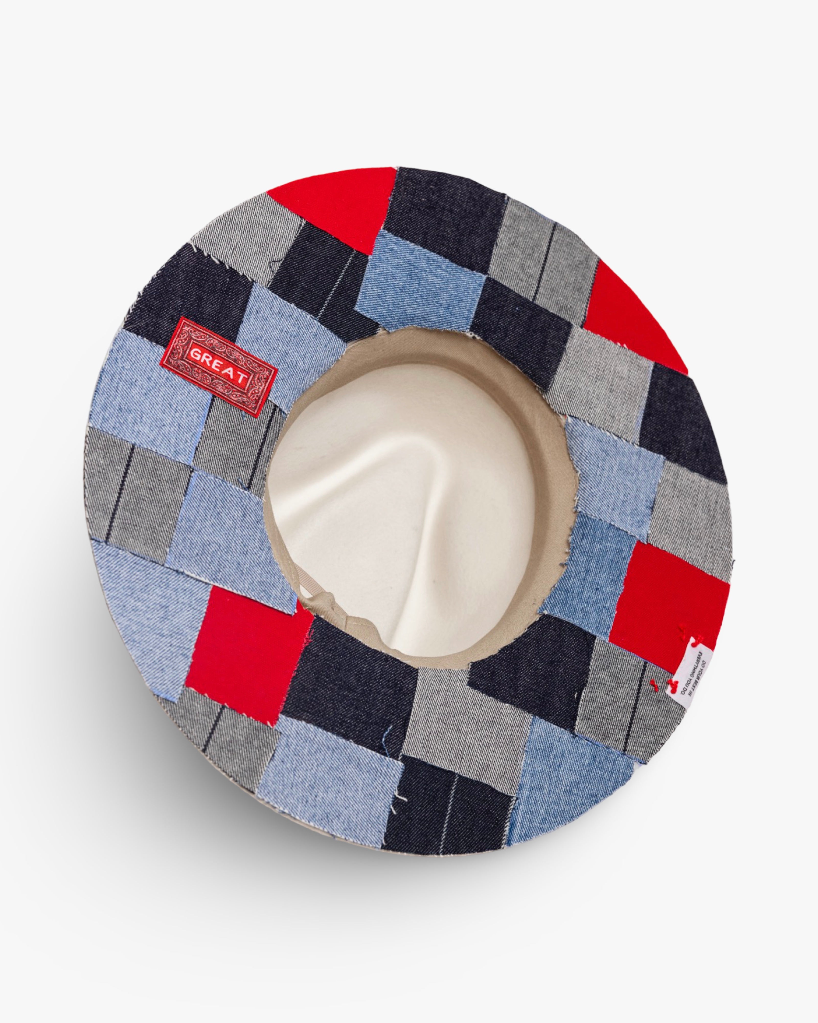 GREAT x Infatué by Fresh Sam Patchwork Rancher Hat - Ivory