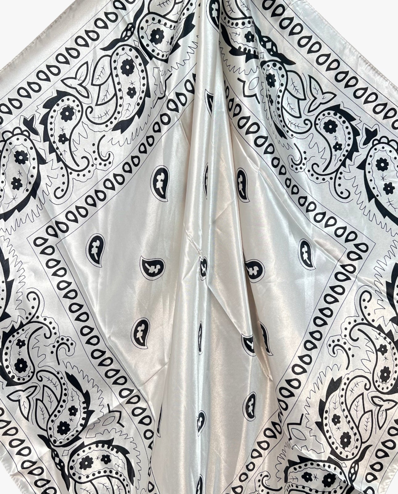 Silk Bandana Scarf (Traditional Pattern)