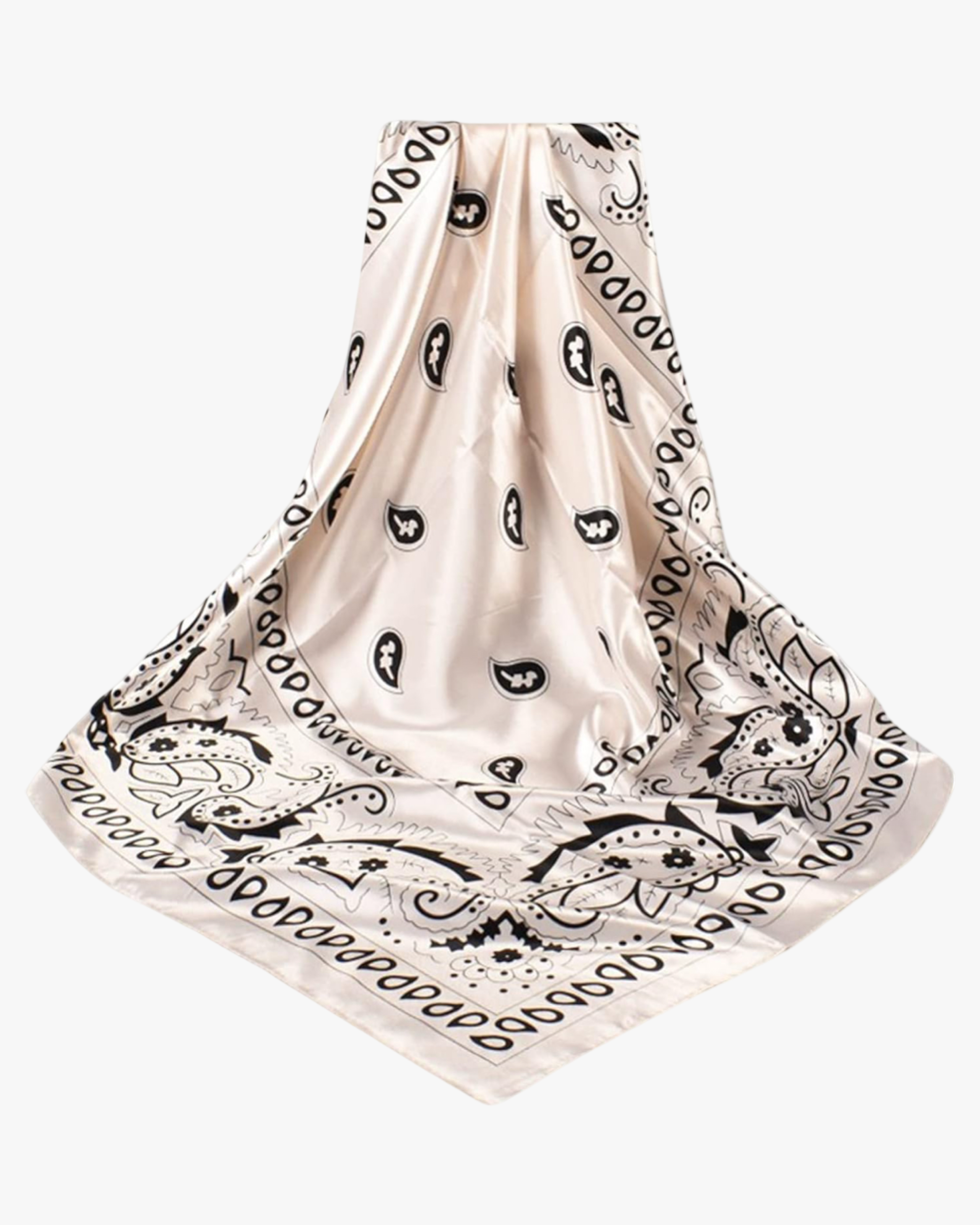 Silk Bandana Scarf (Traditional Pattern)