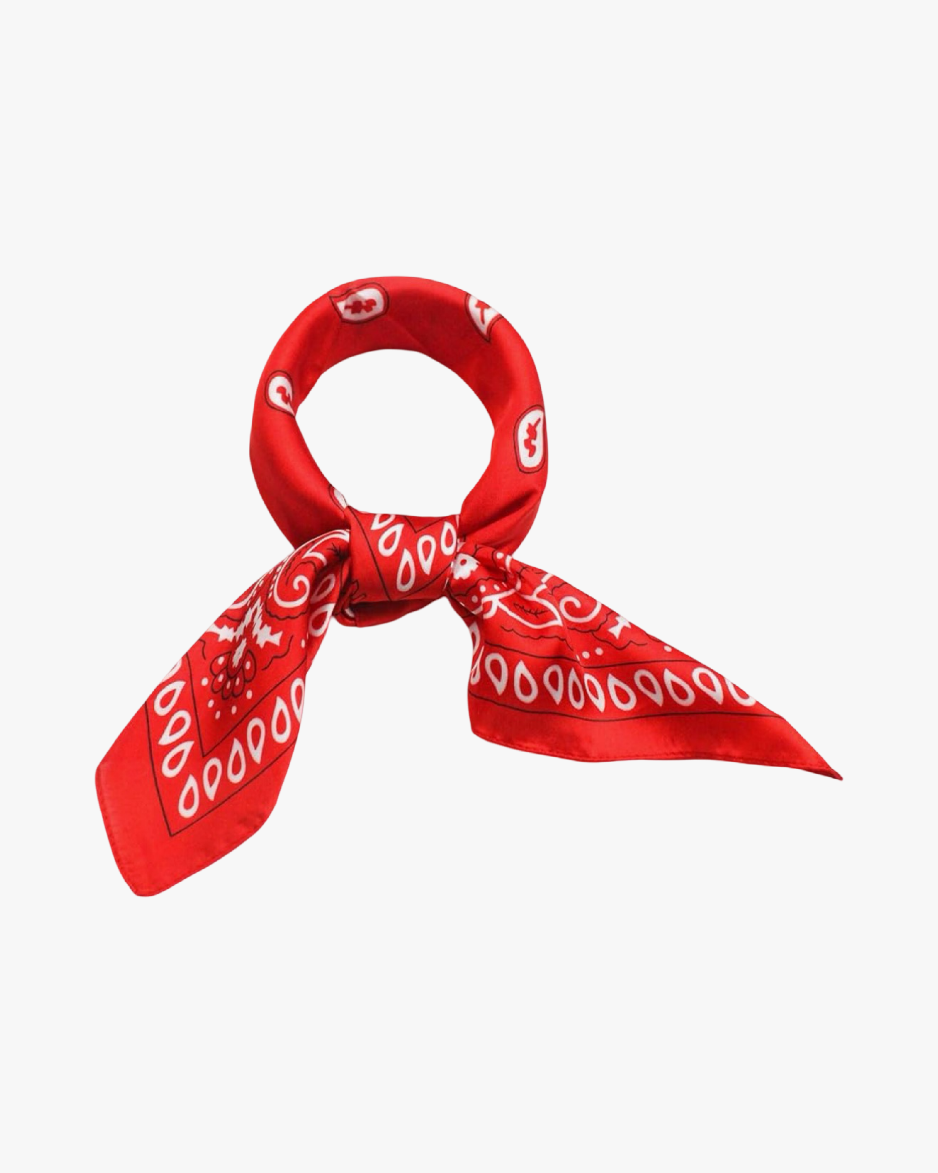 Silk Bandana Scarf (Traditional Pattern)