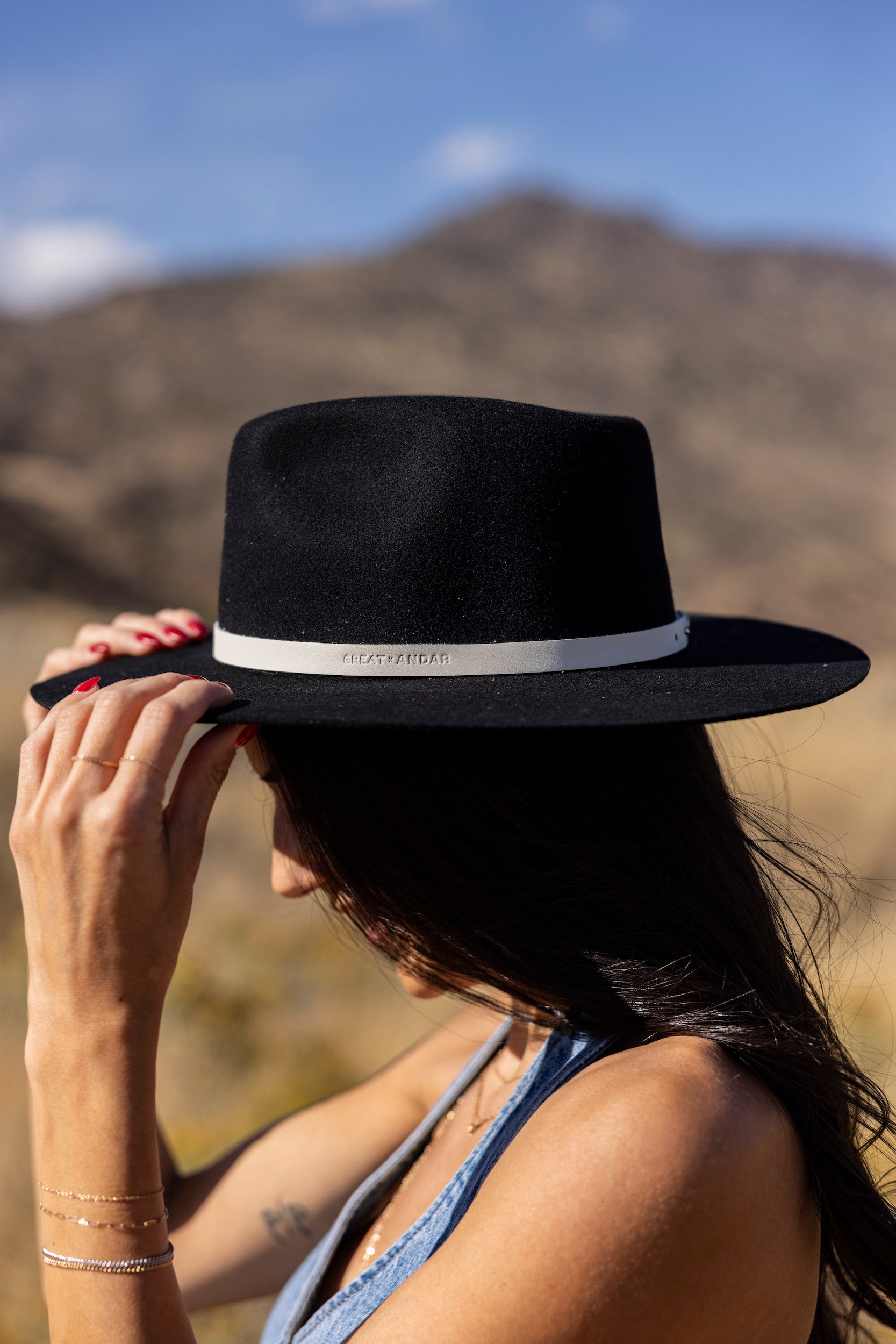 GREAT x Andar Leather Hat Band Accessory