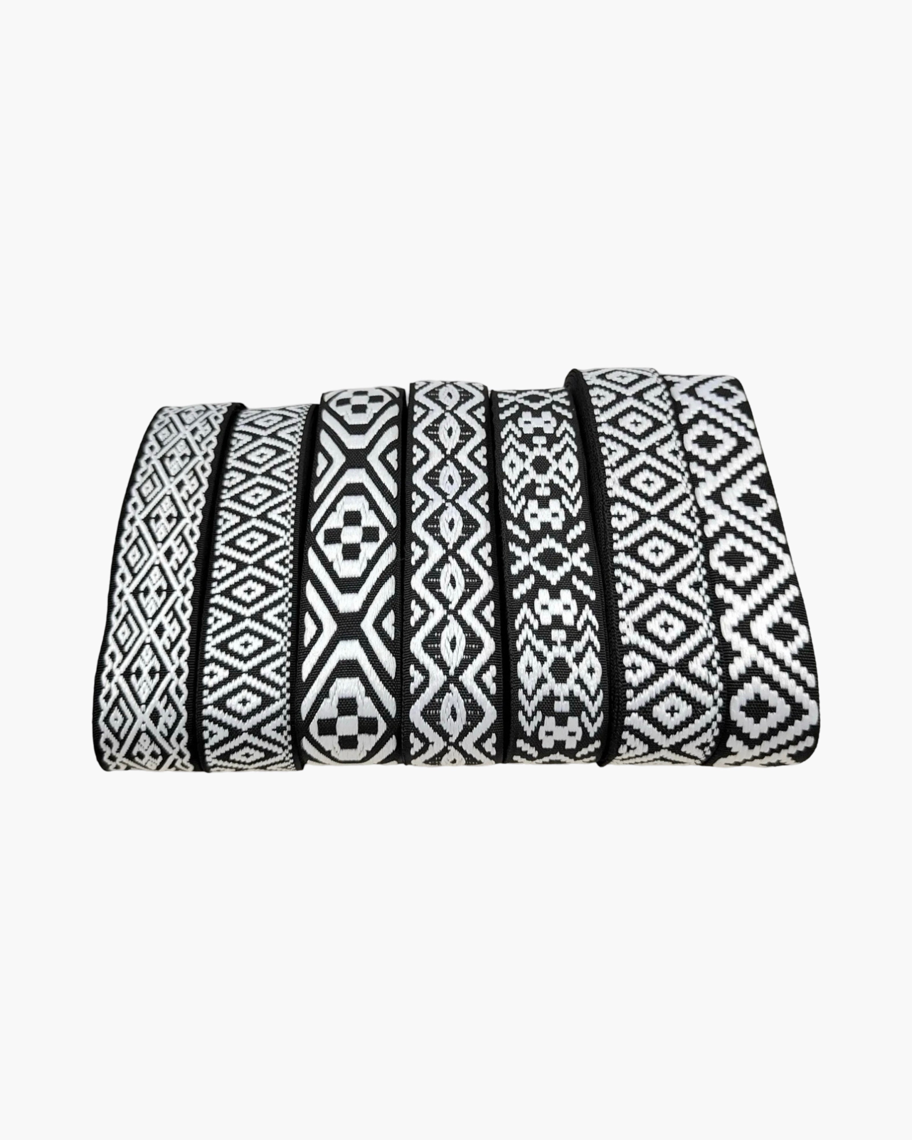 Tribal Jacquard Ribbon Hat Accessory
