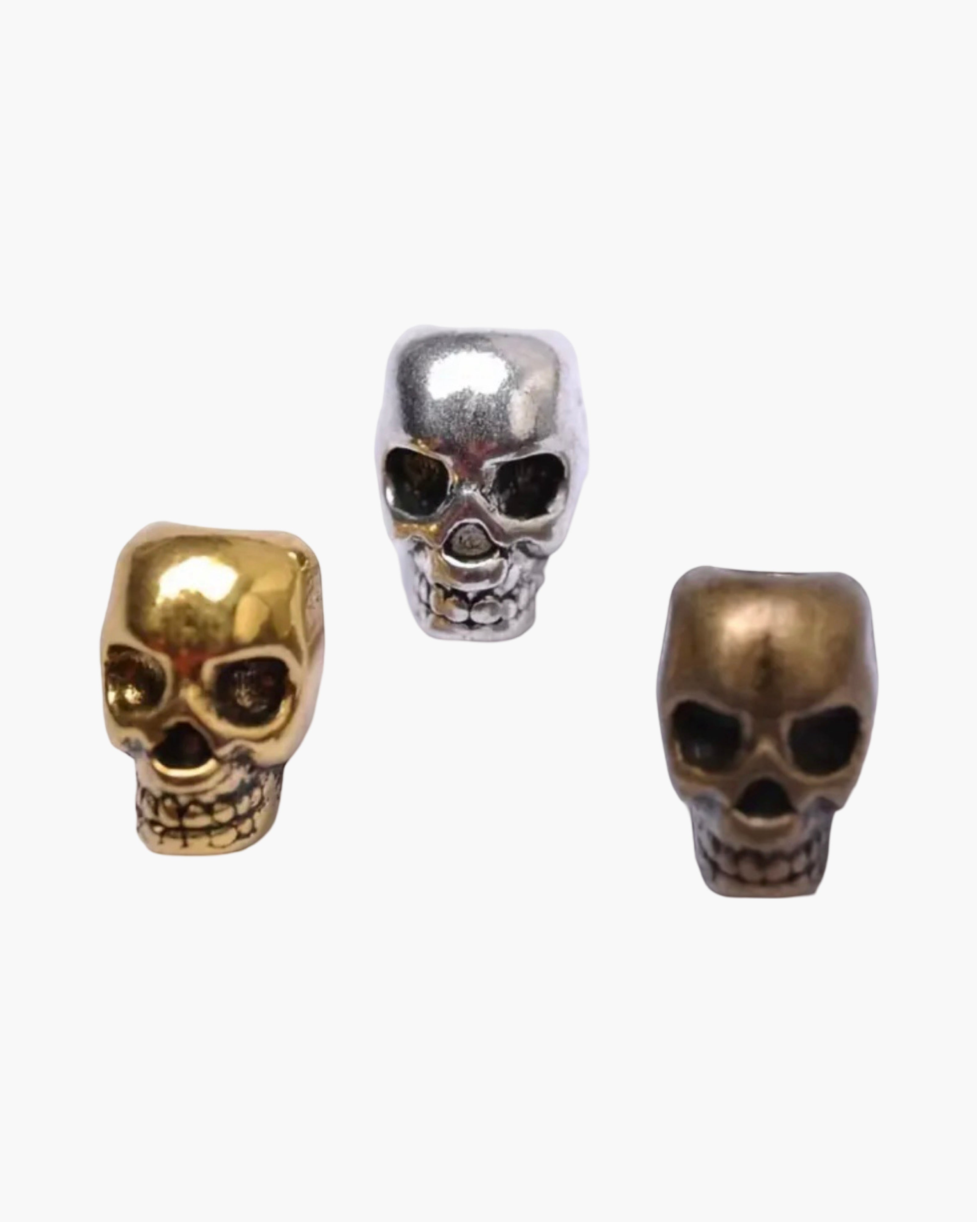 3 Metallic Beads Hat Accessories