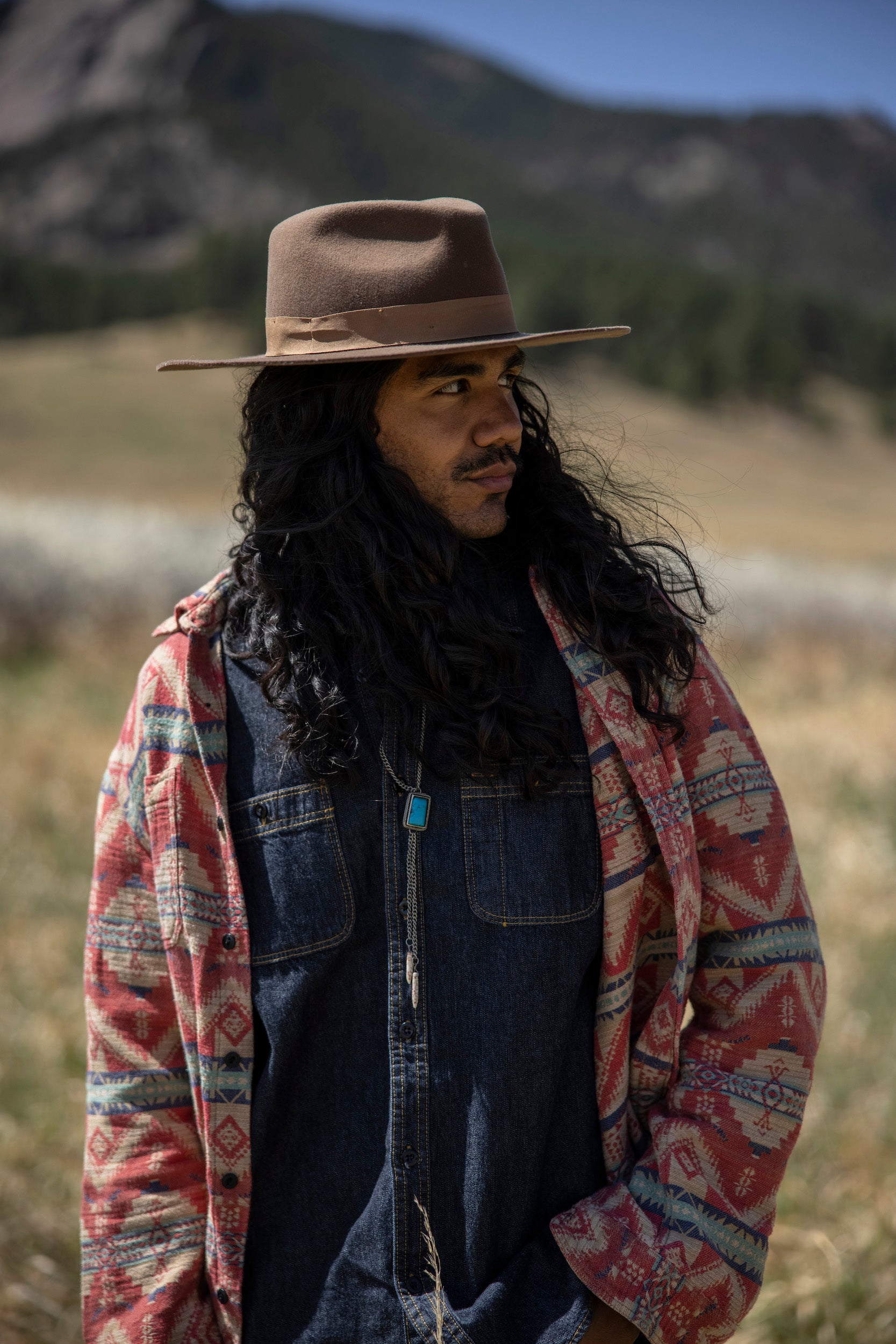 Rancher Wide Brim Hat - Russet