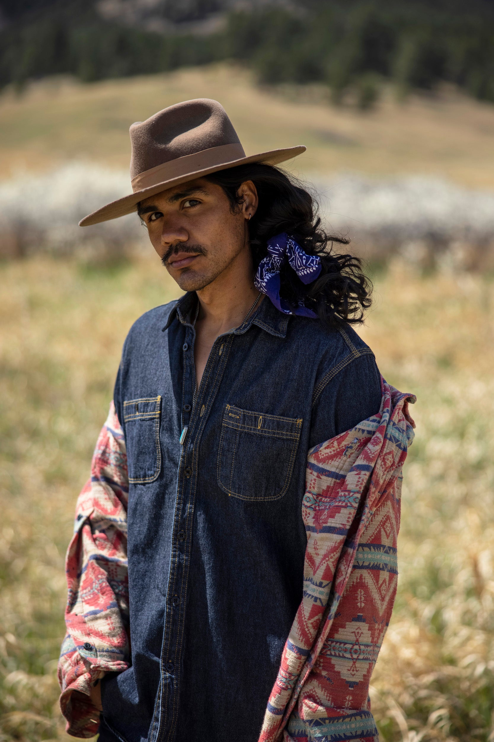 Wide Brim Rancher Hat - Teak