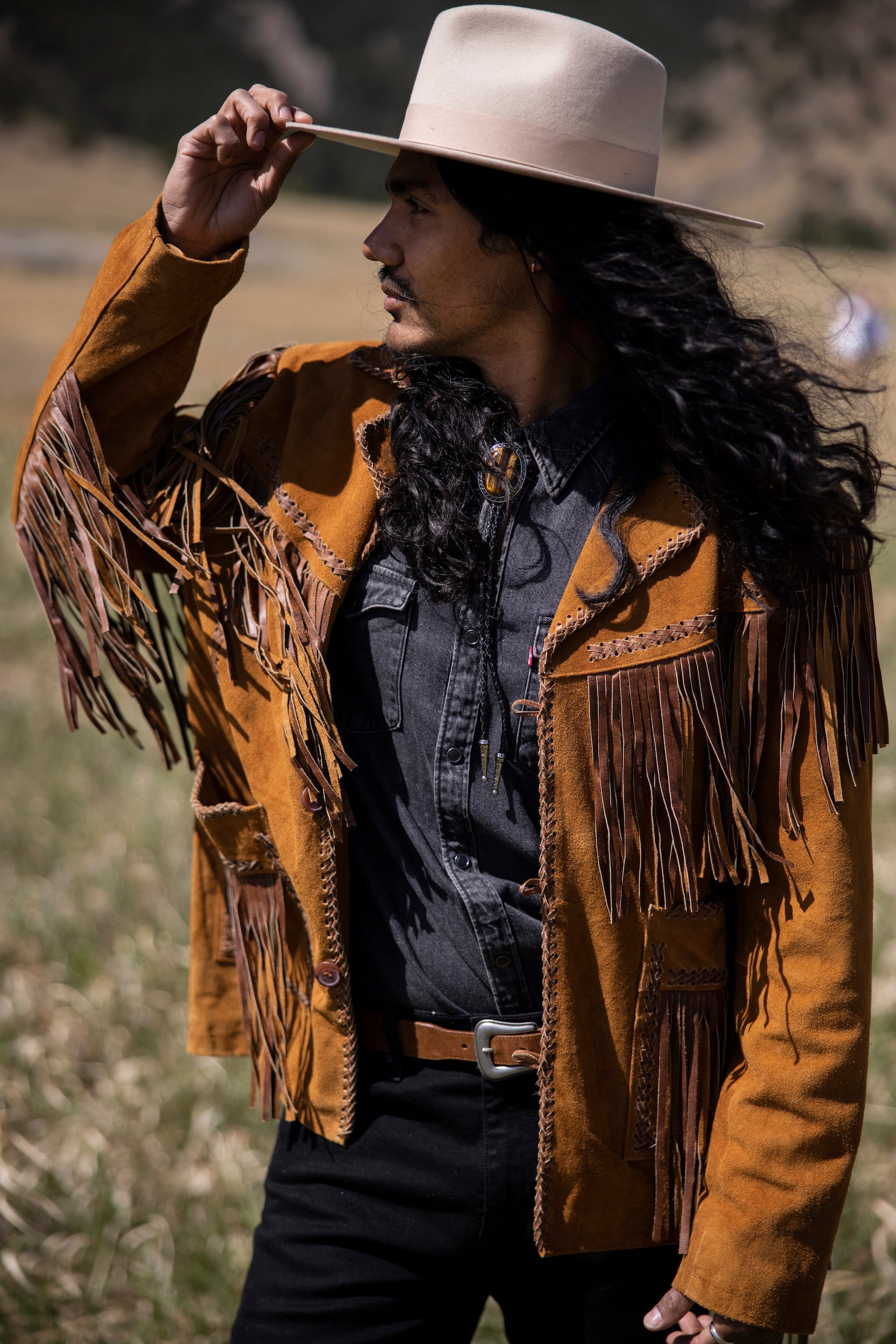 Wide Brim Rancher Hat - Dust