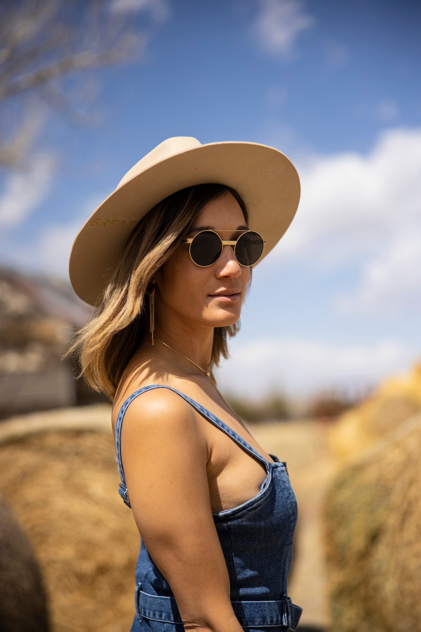 Wide Brim Rancher Hat - Dust