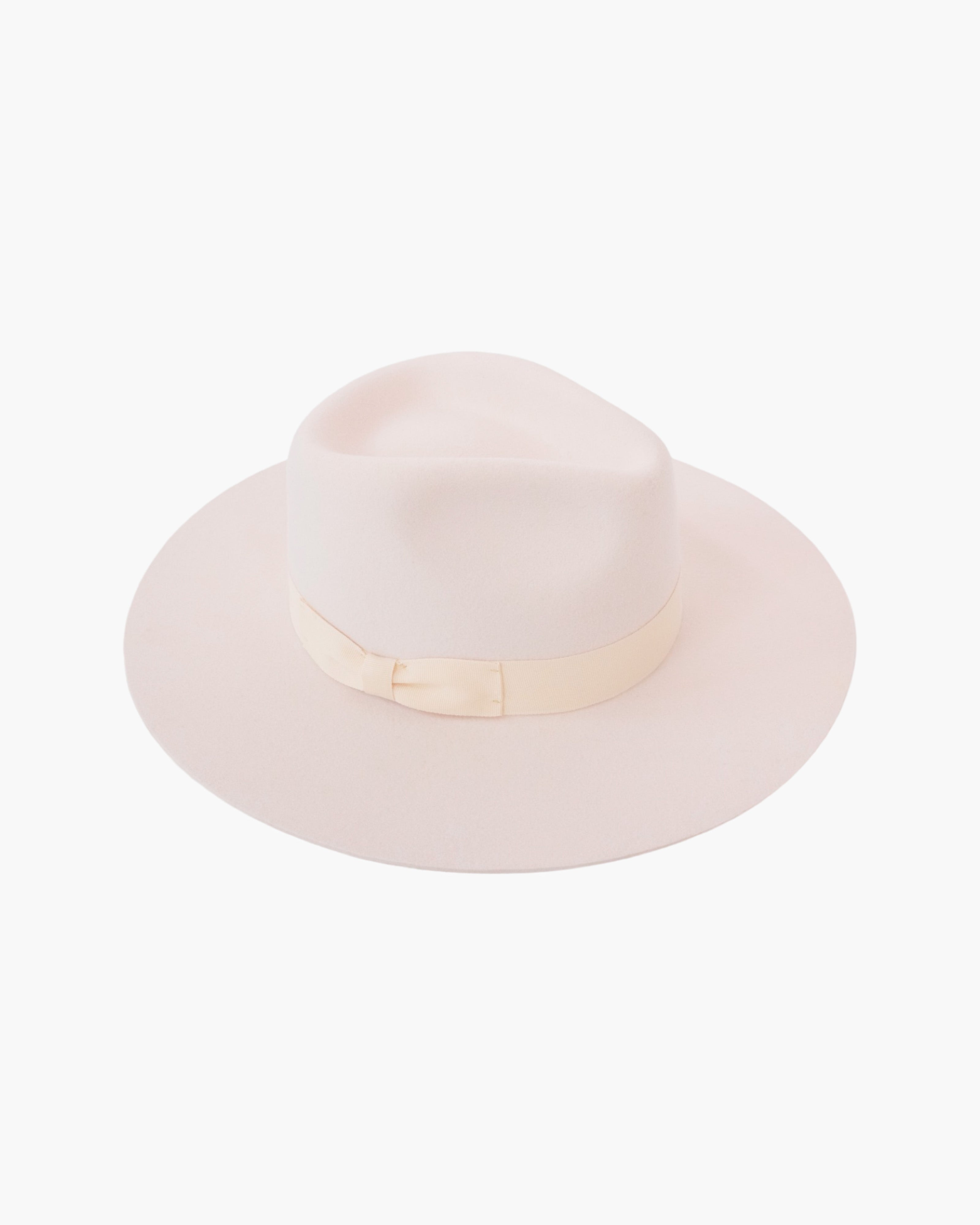Wide Brim Rancher Hat - Blush