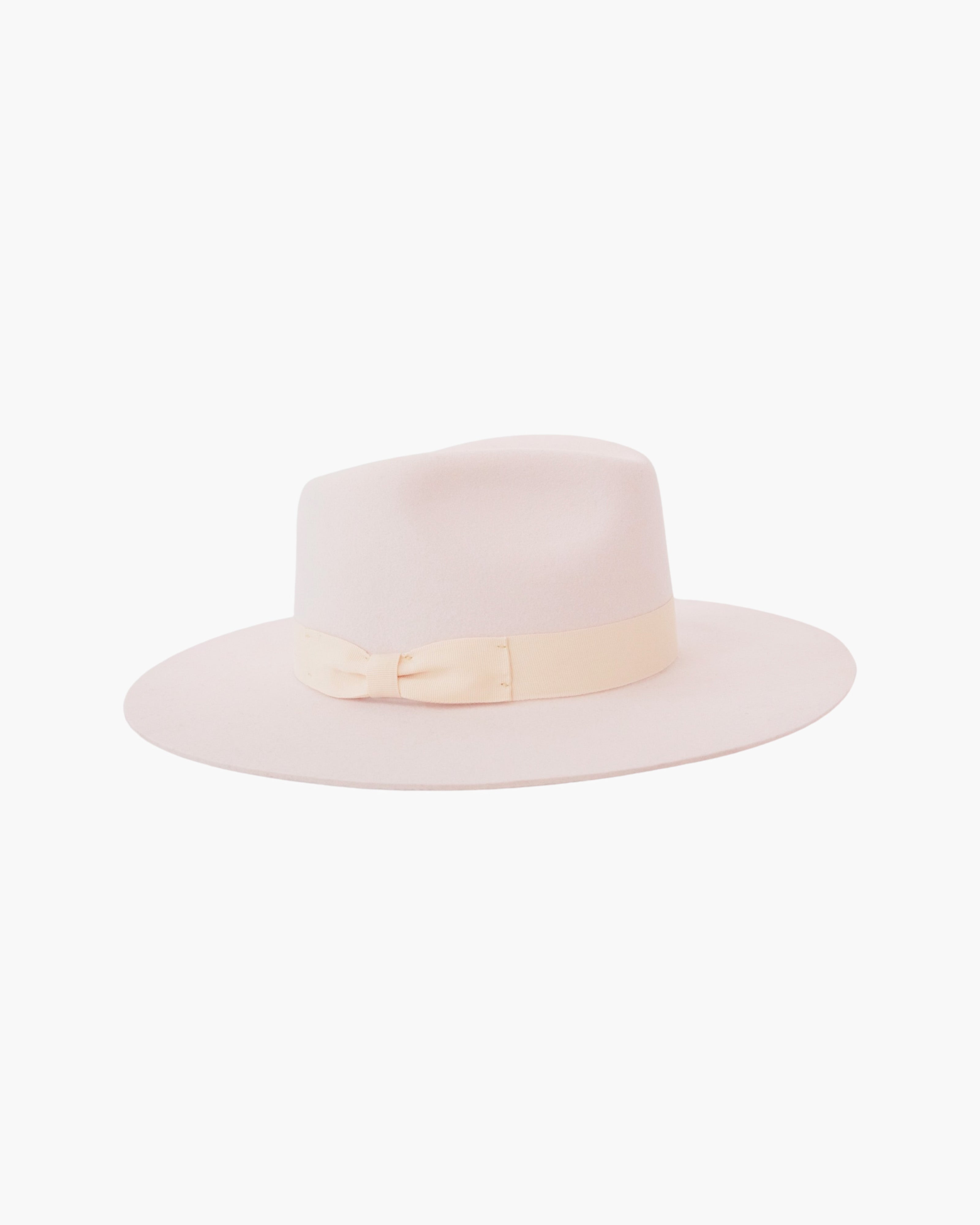 Wide Brim Rancher Hat - Blush