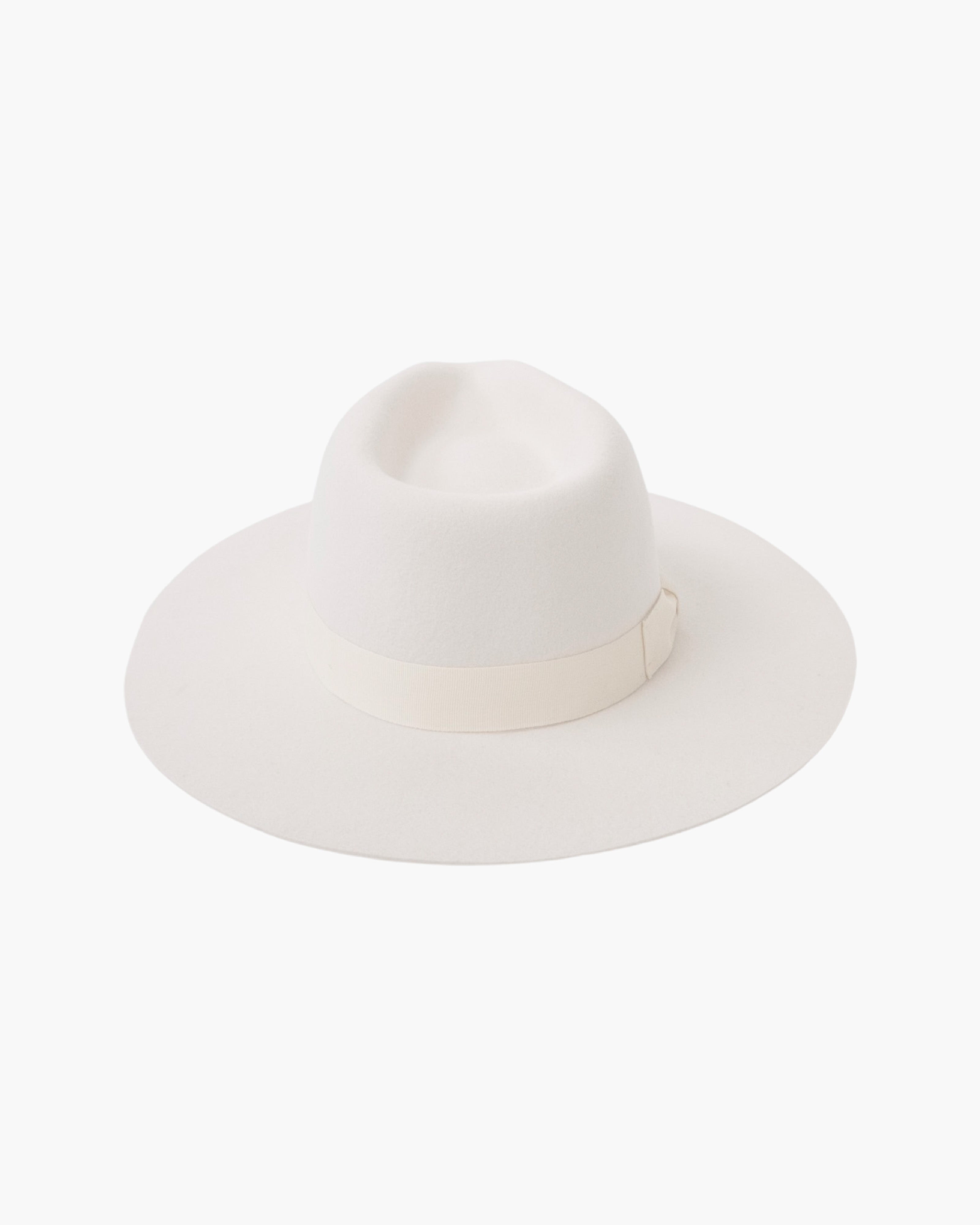 Wide Brim Rancher Hat - Bone