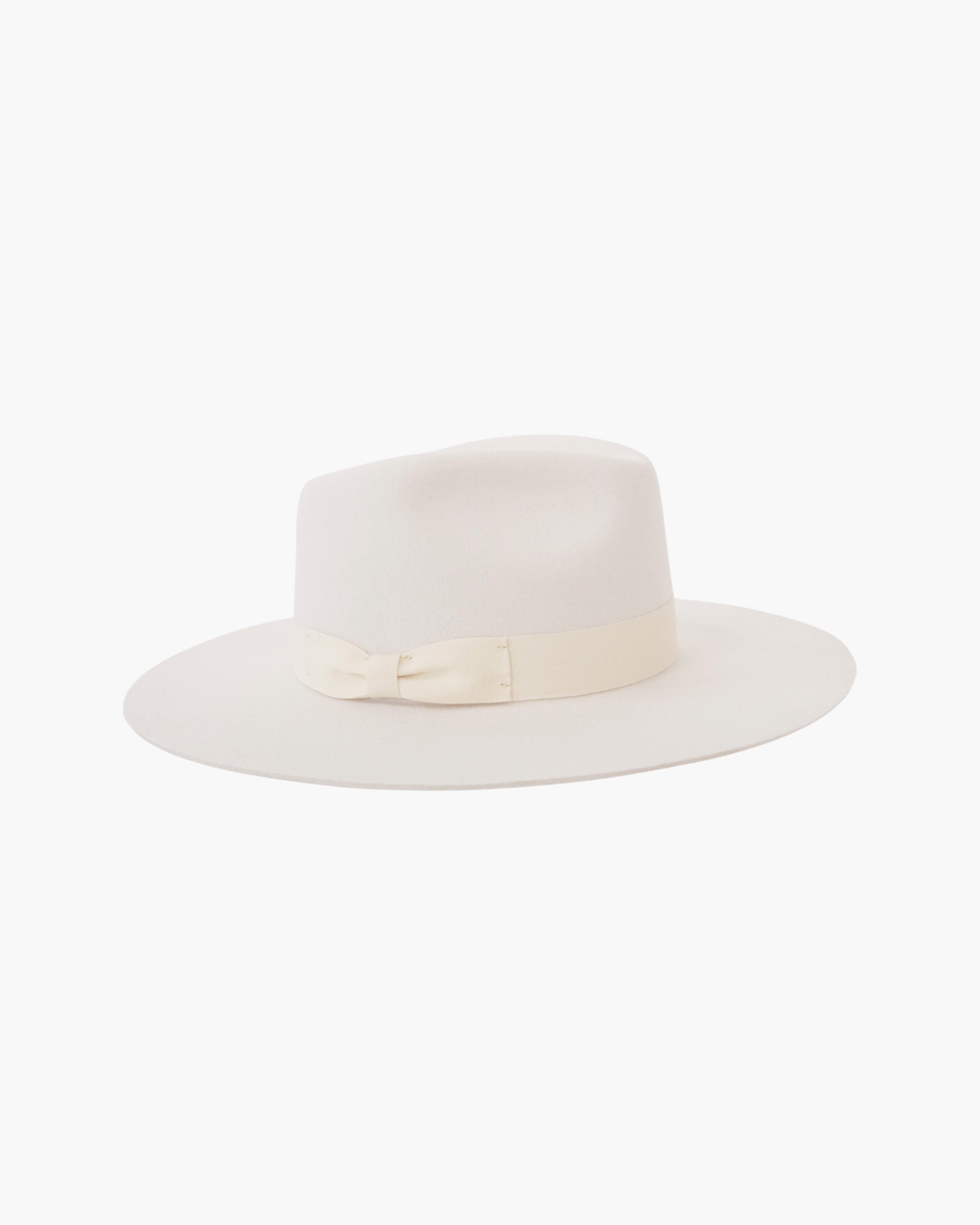 Wide Brim Rancher Hat - Bone