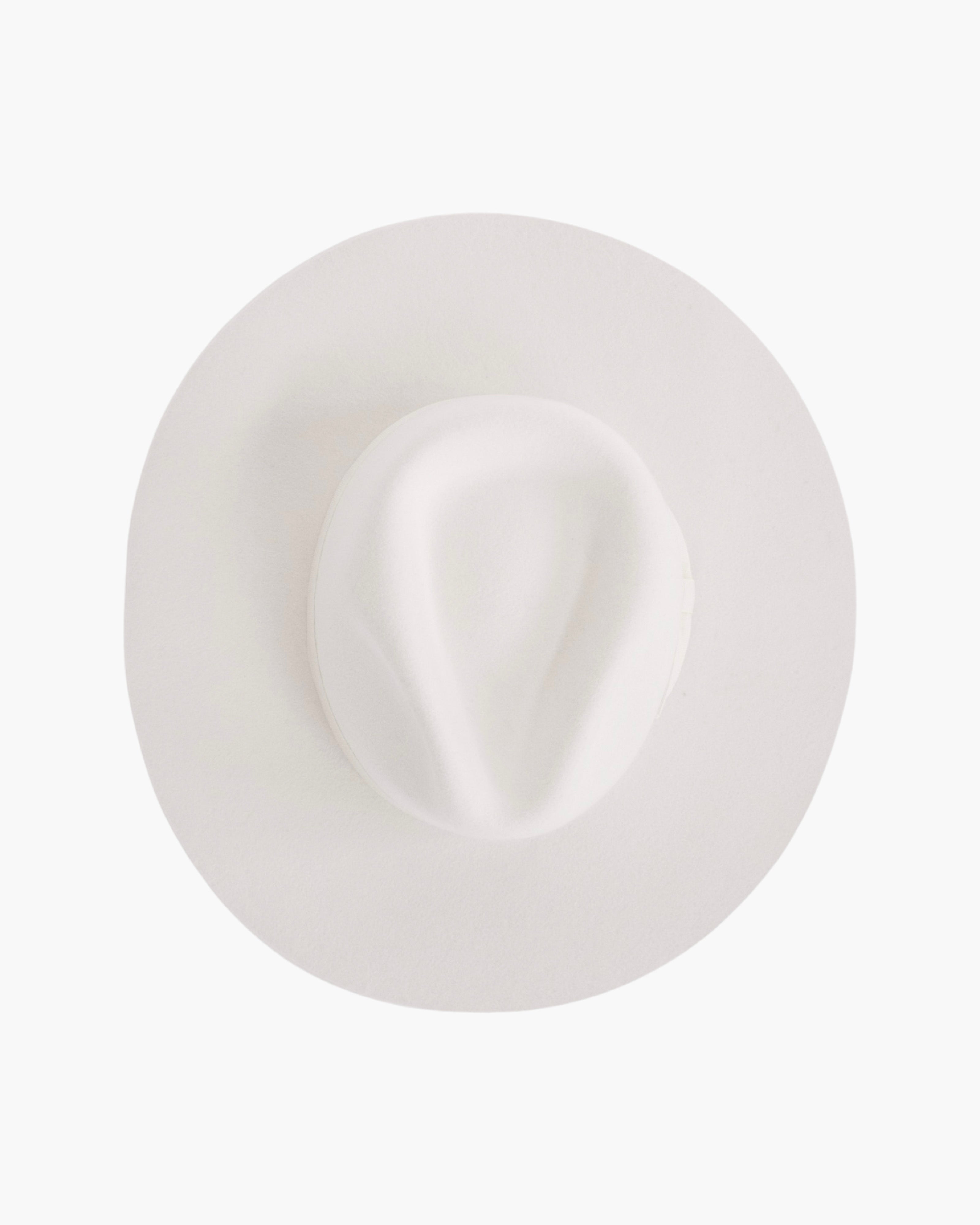 Wide Brim Rancher Hat - Bone