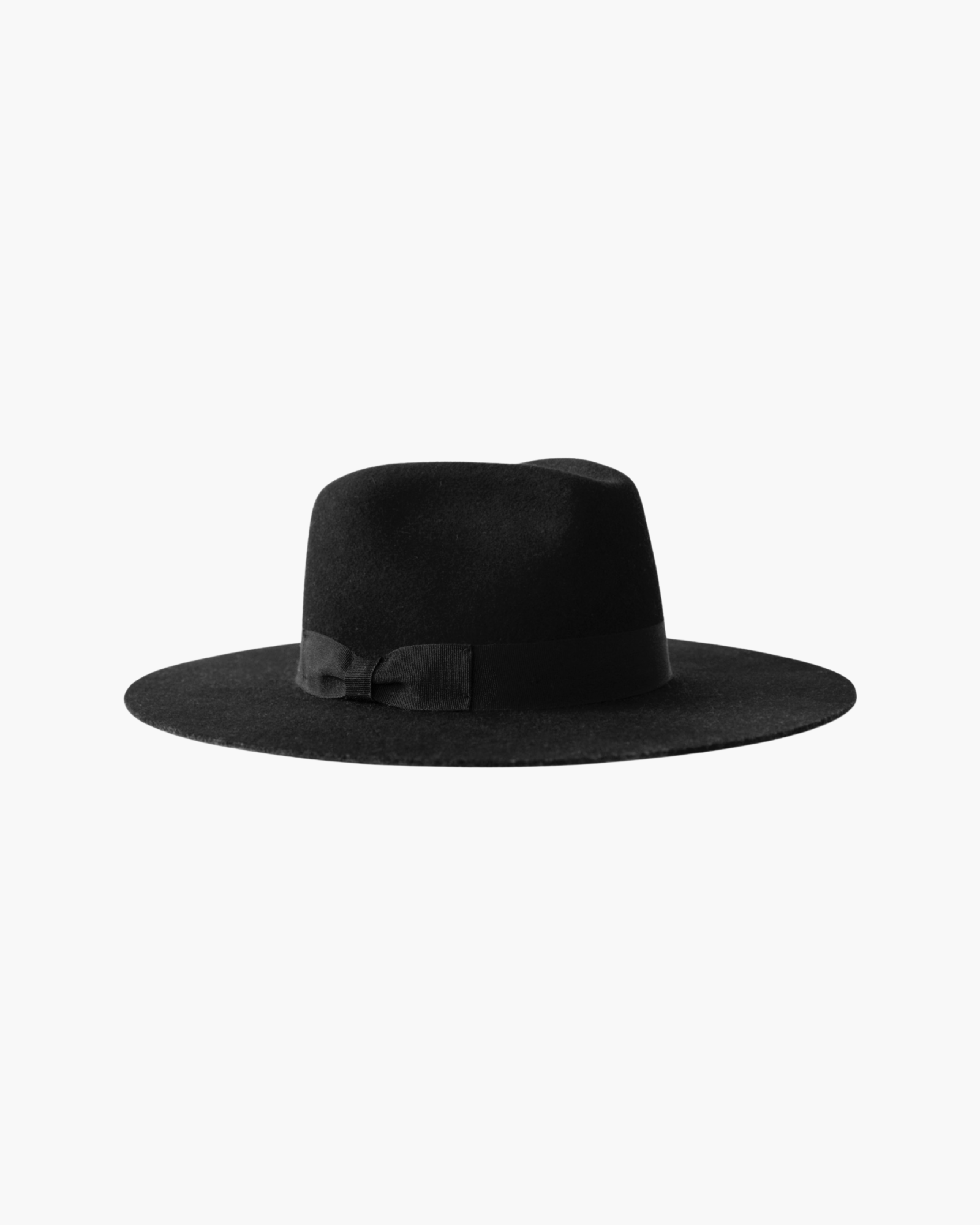 Wide Brim Rancher Hat - Soot Black