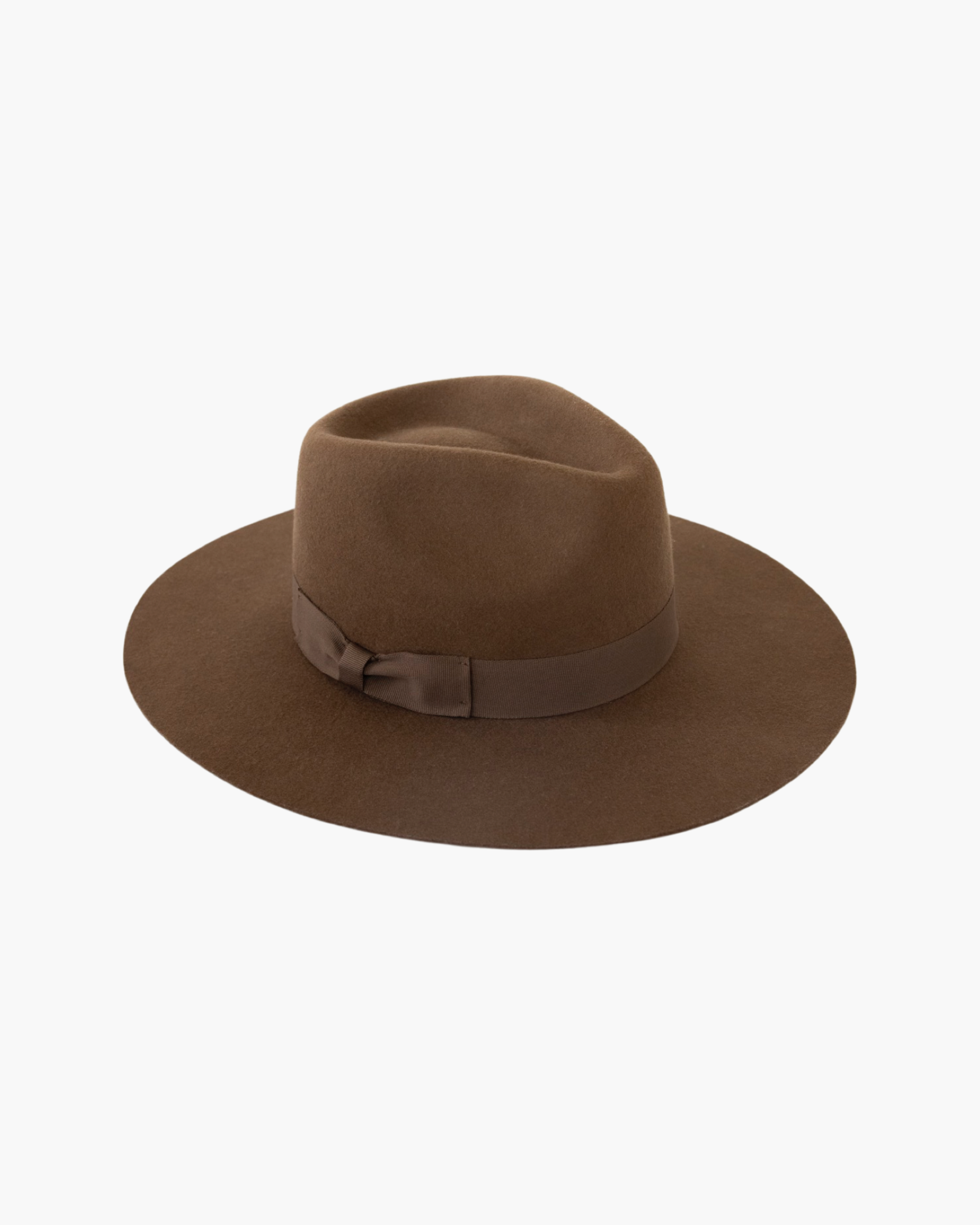 Wide Brim Rancher Hat - Chocolate