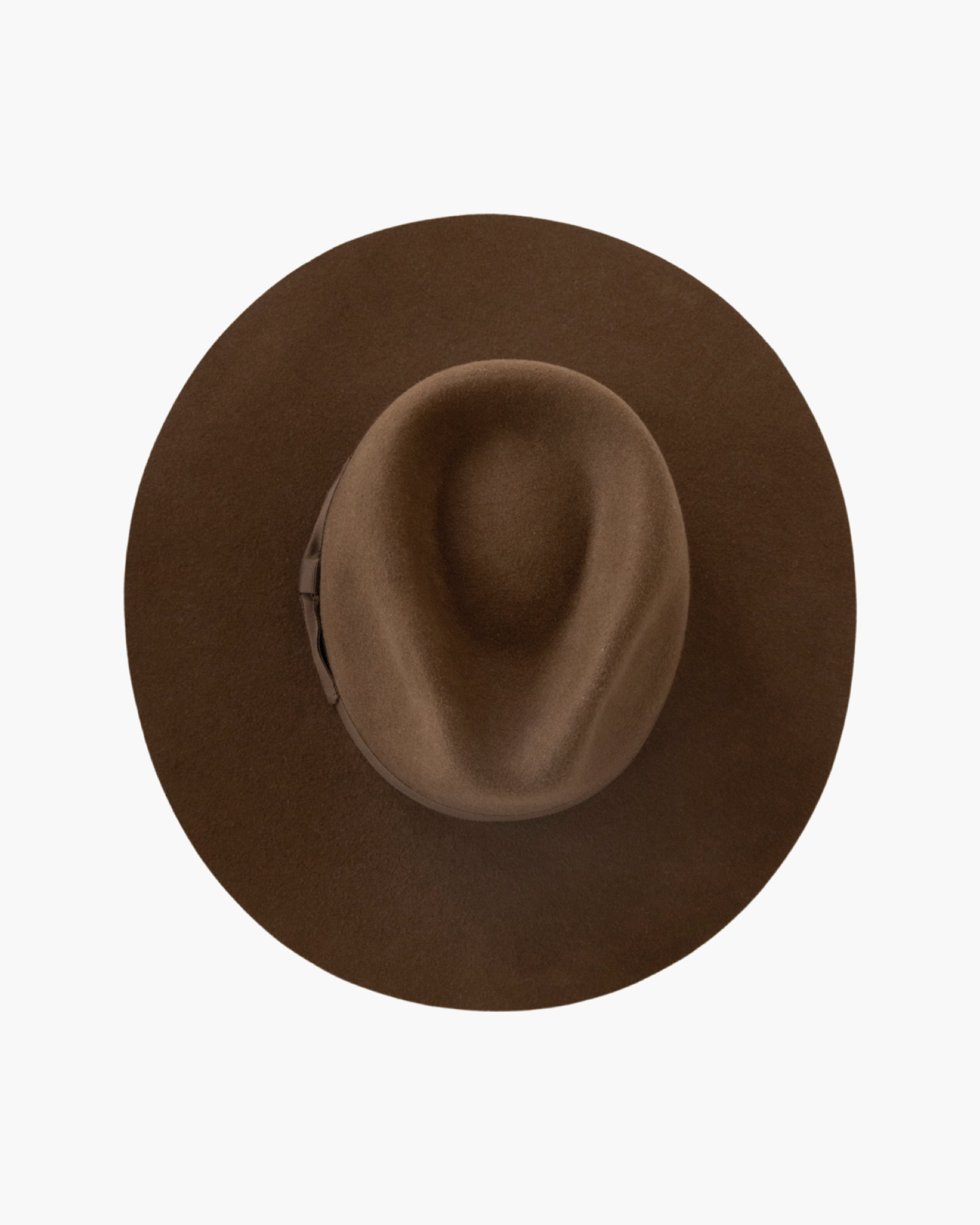 Wide Brim Rancher Hat - Chocolate