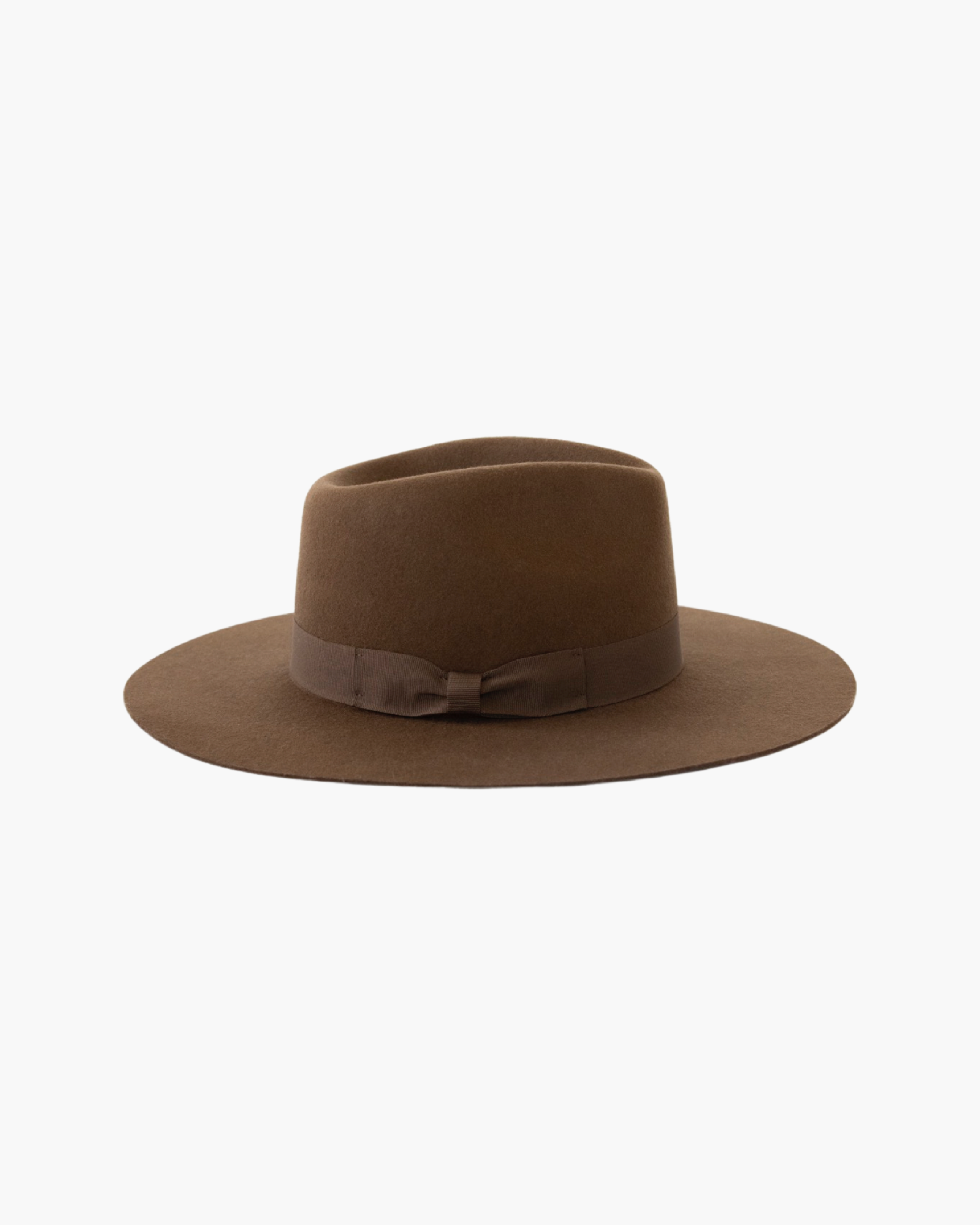 Wide Brim Rancher Hat - Chocolate