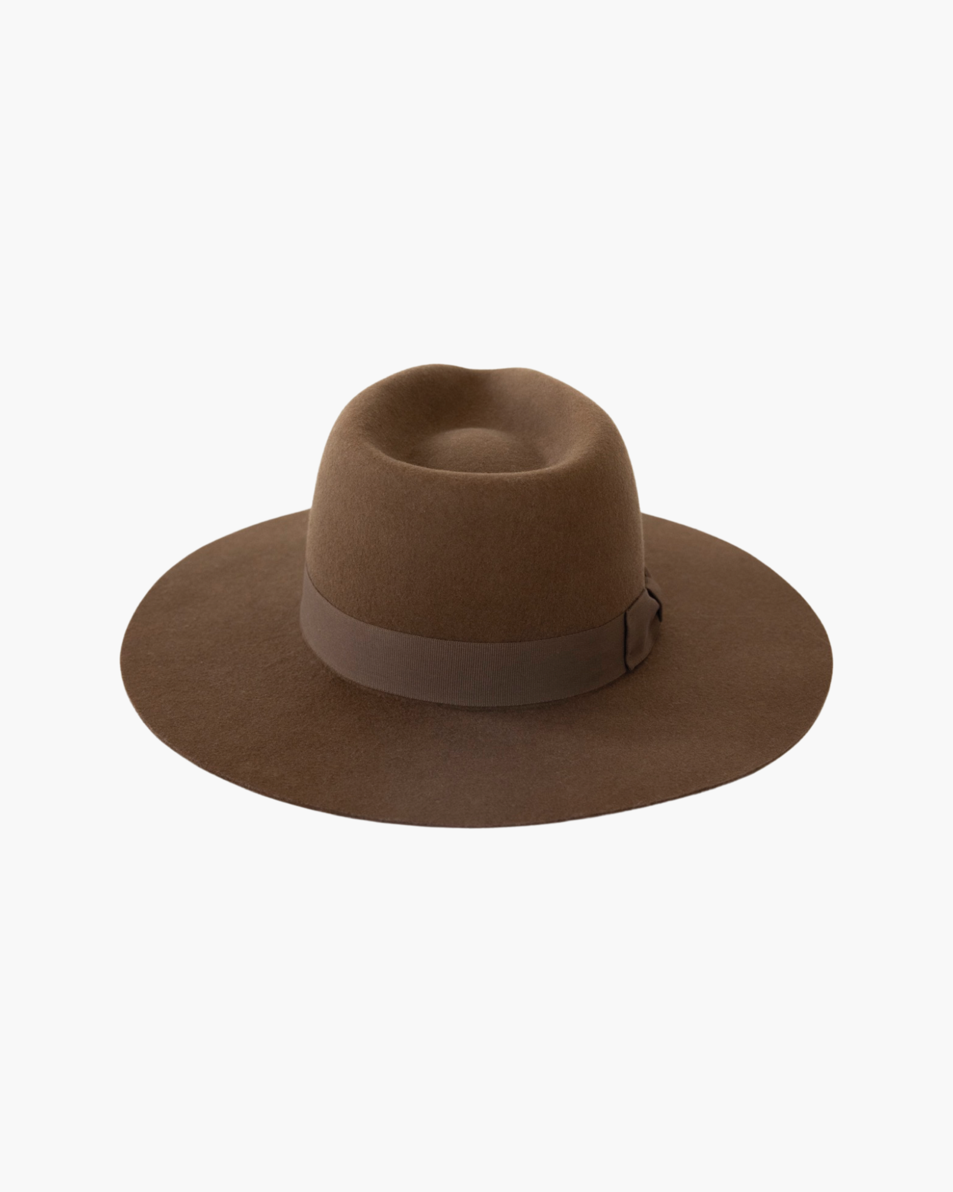 Wide Brim Rancher Hat - Chocolate