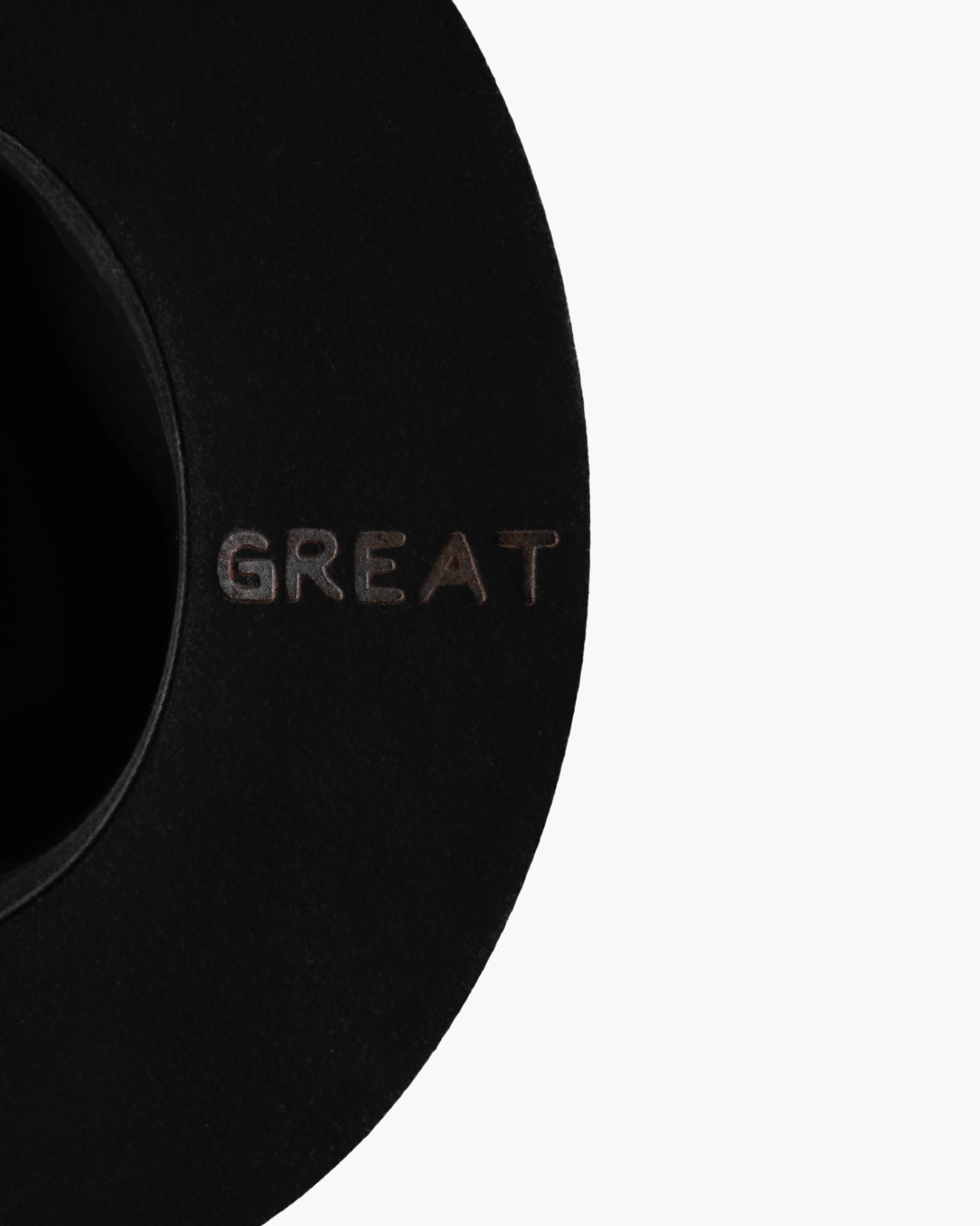 Wide Brim Rancher Hat - Soot Black