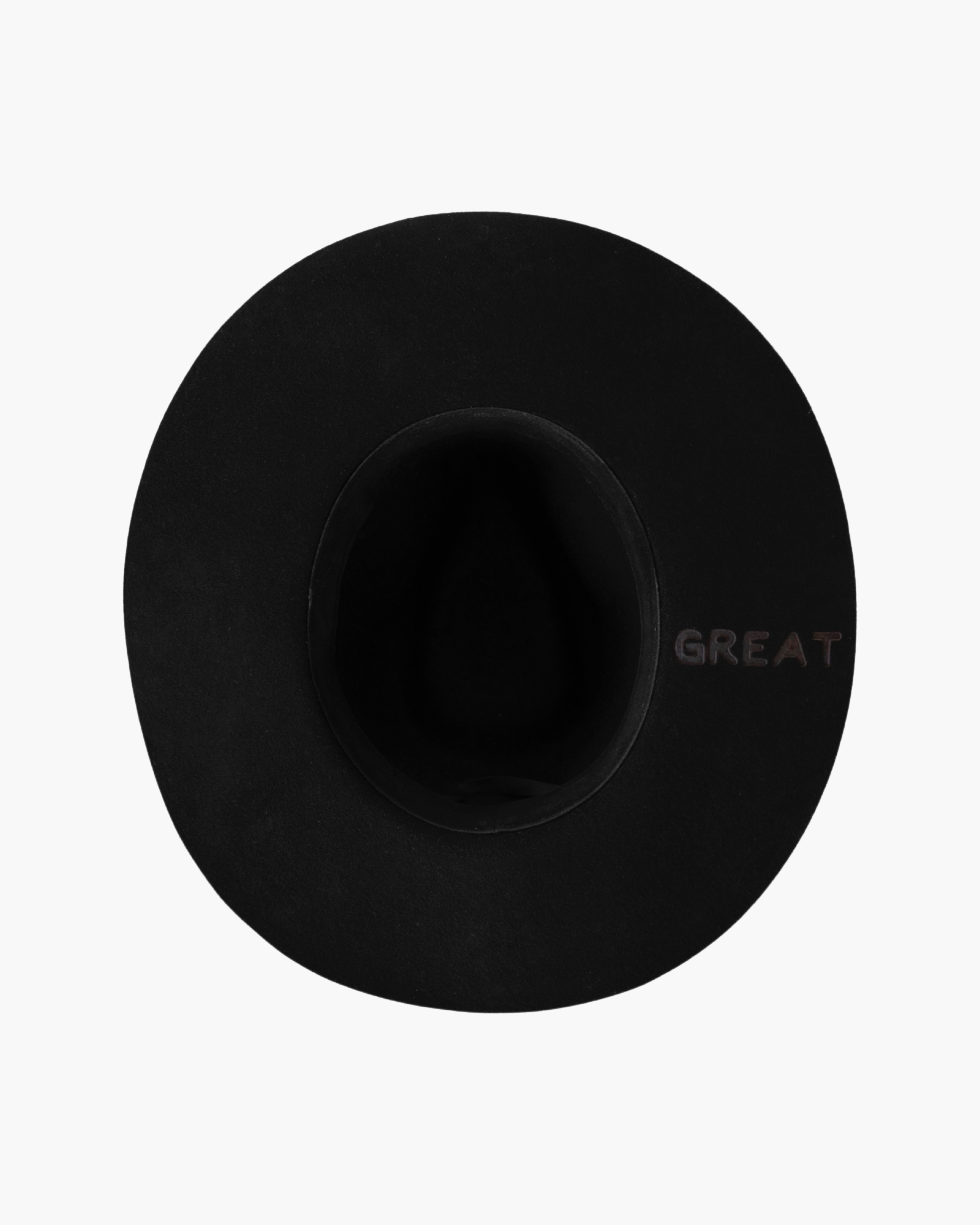 Wide Brim Rancher Hat - Soot Black