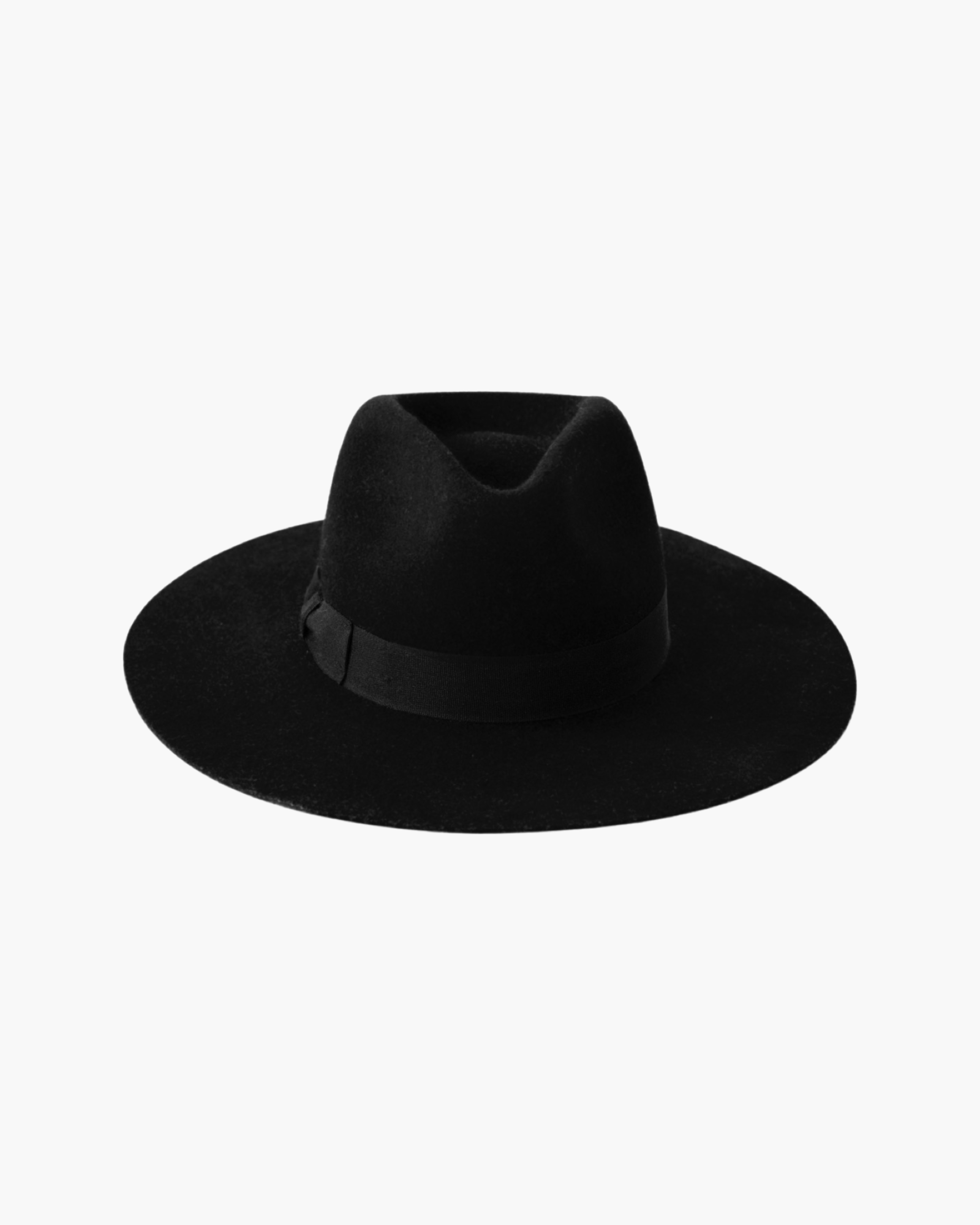 Wide Brim Rancher Hat - Soot Black