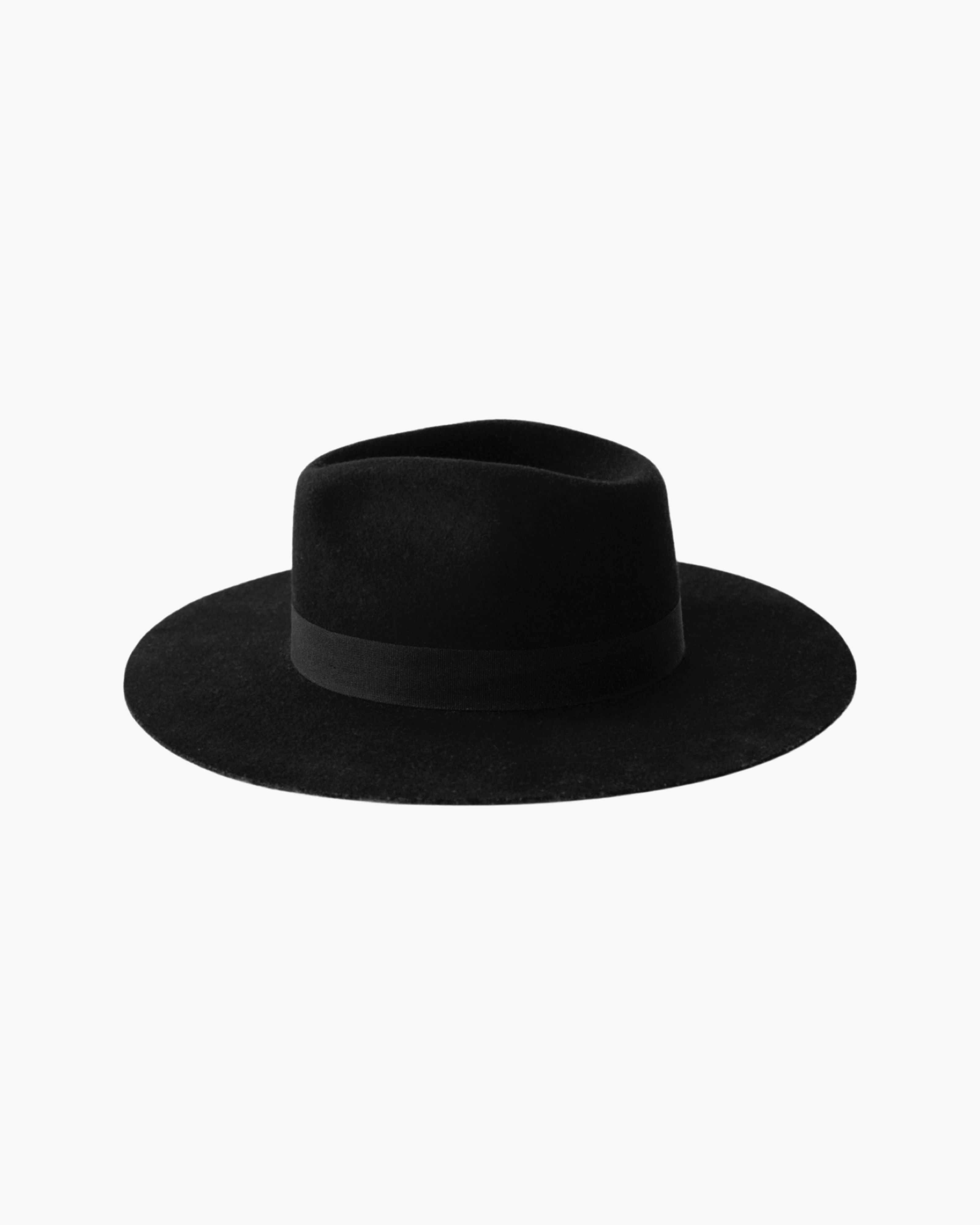 Wide Brim Rancher Hat - Soot Black