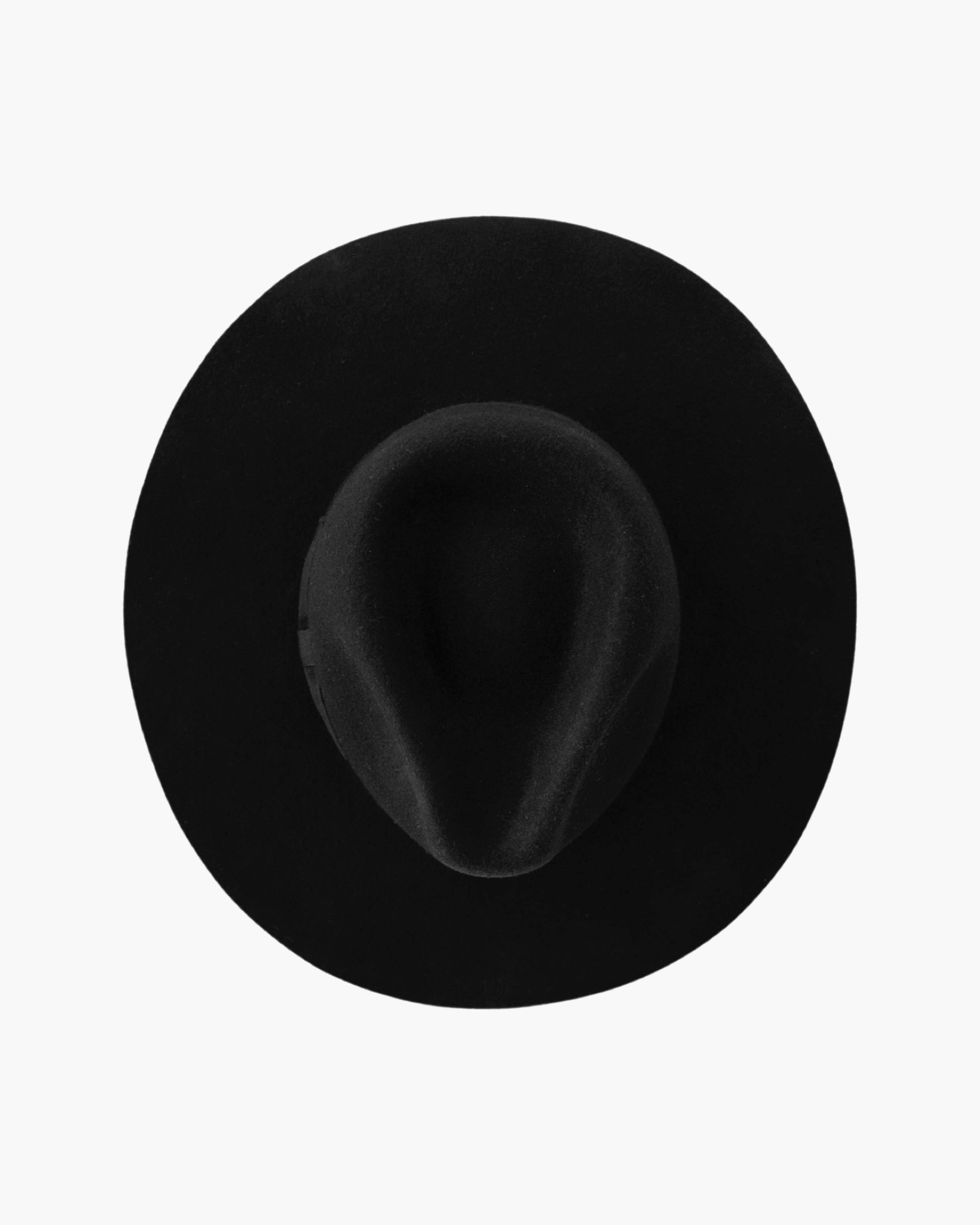 Wide Brim Rancher Hat - Soot Black