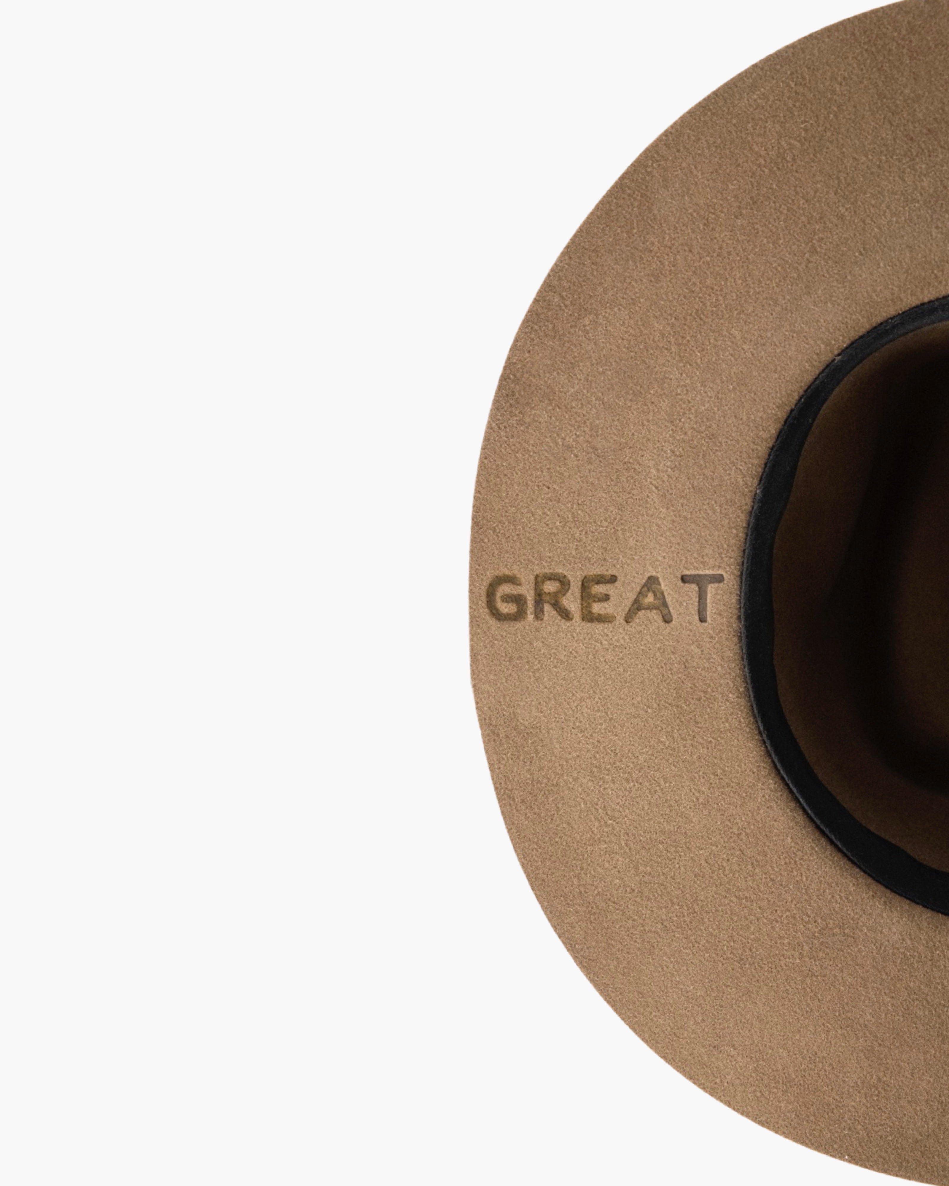Wide Brim Rancher Hat - Teak