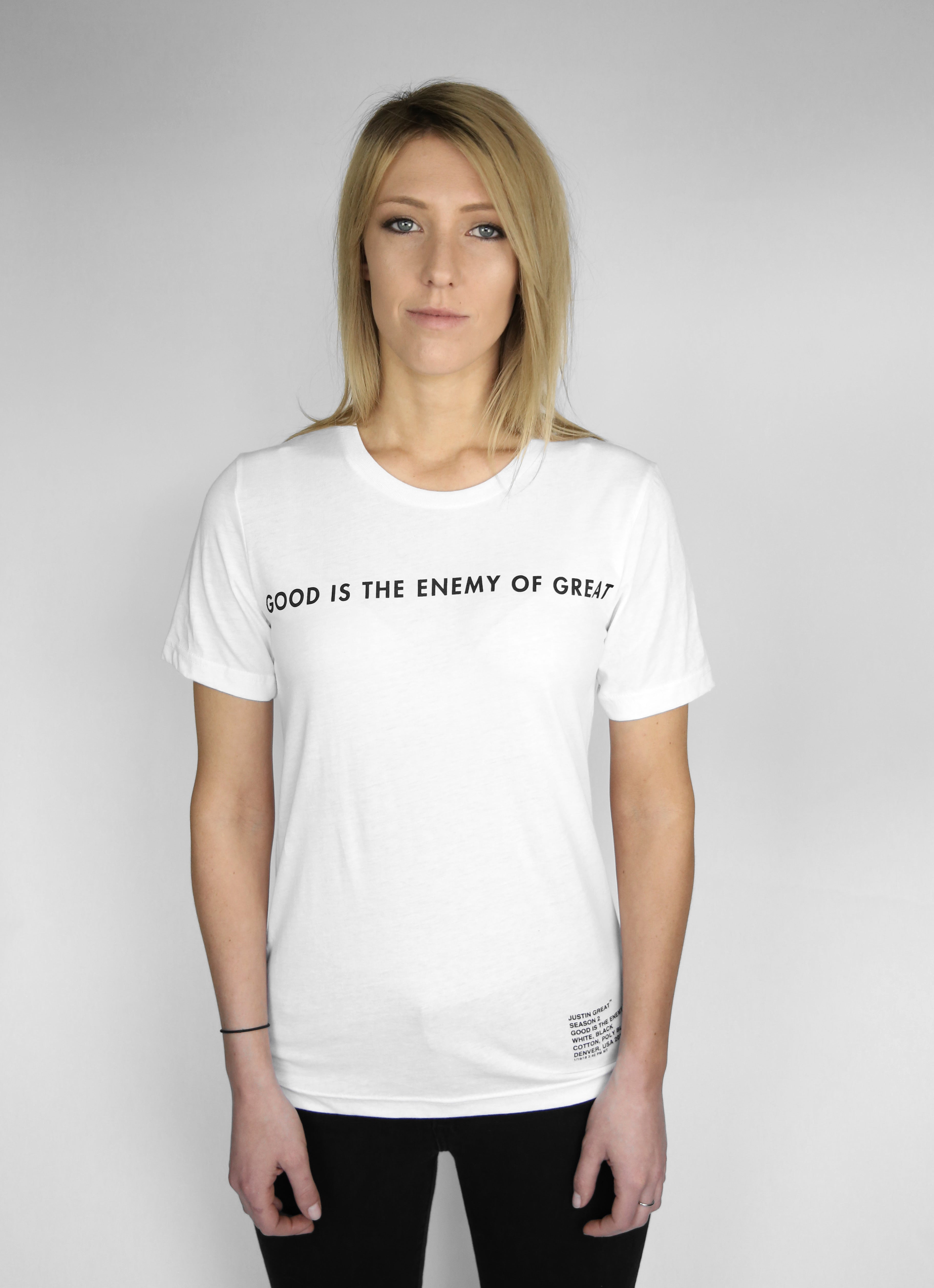 Womens Good Is The Enemy Tee