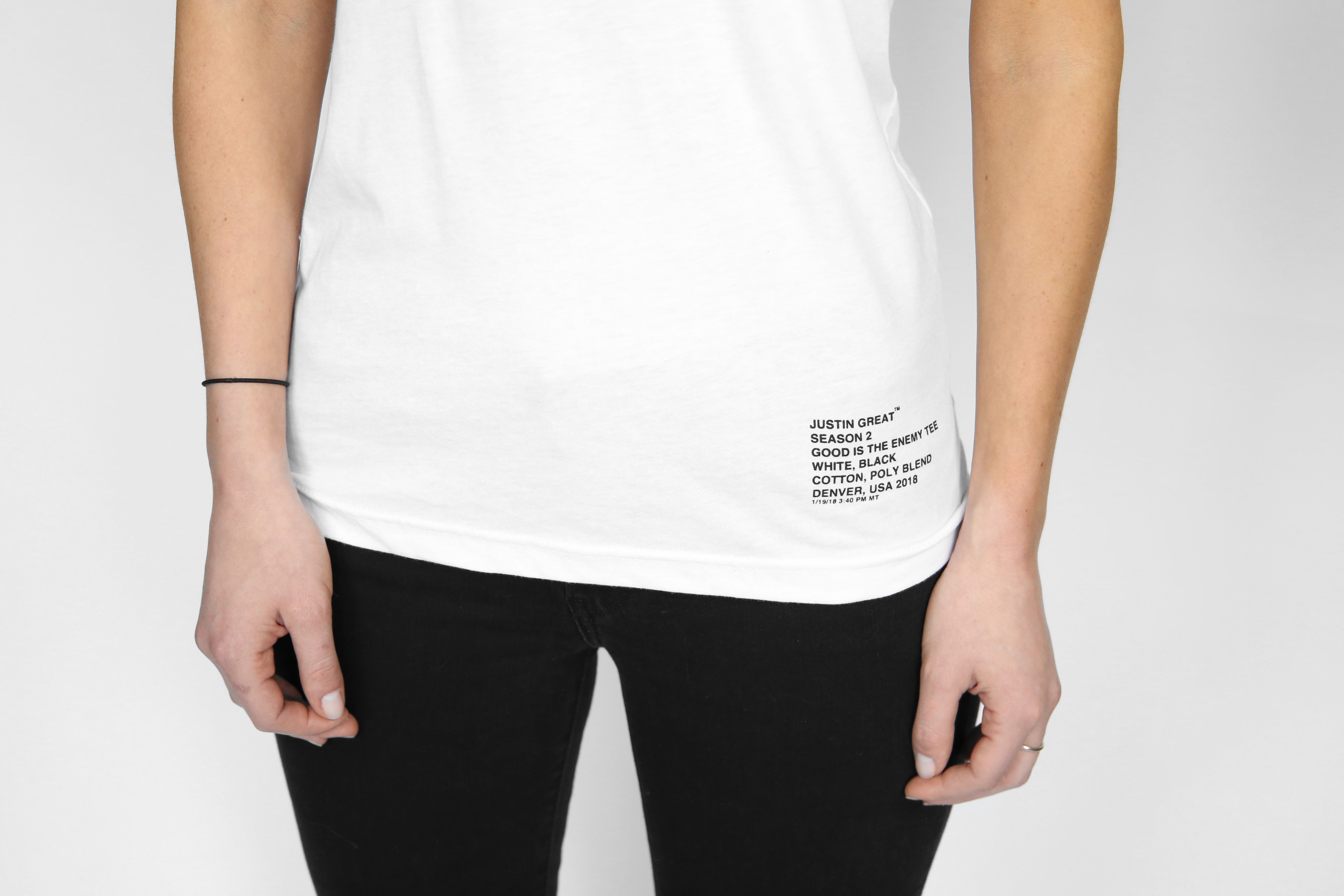 Womens Good Is The Enemy Tee