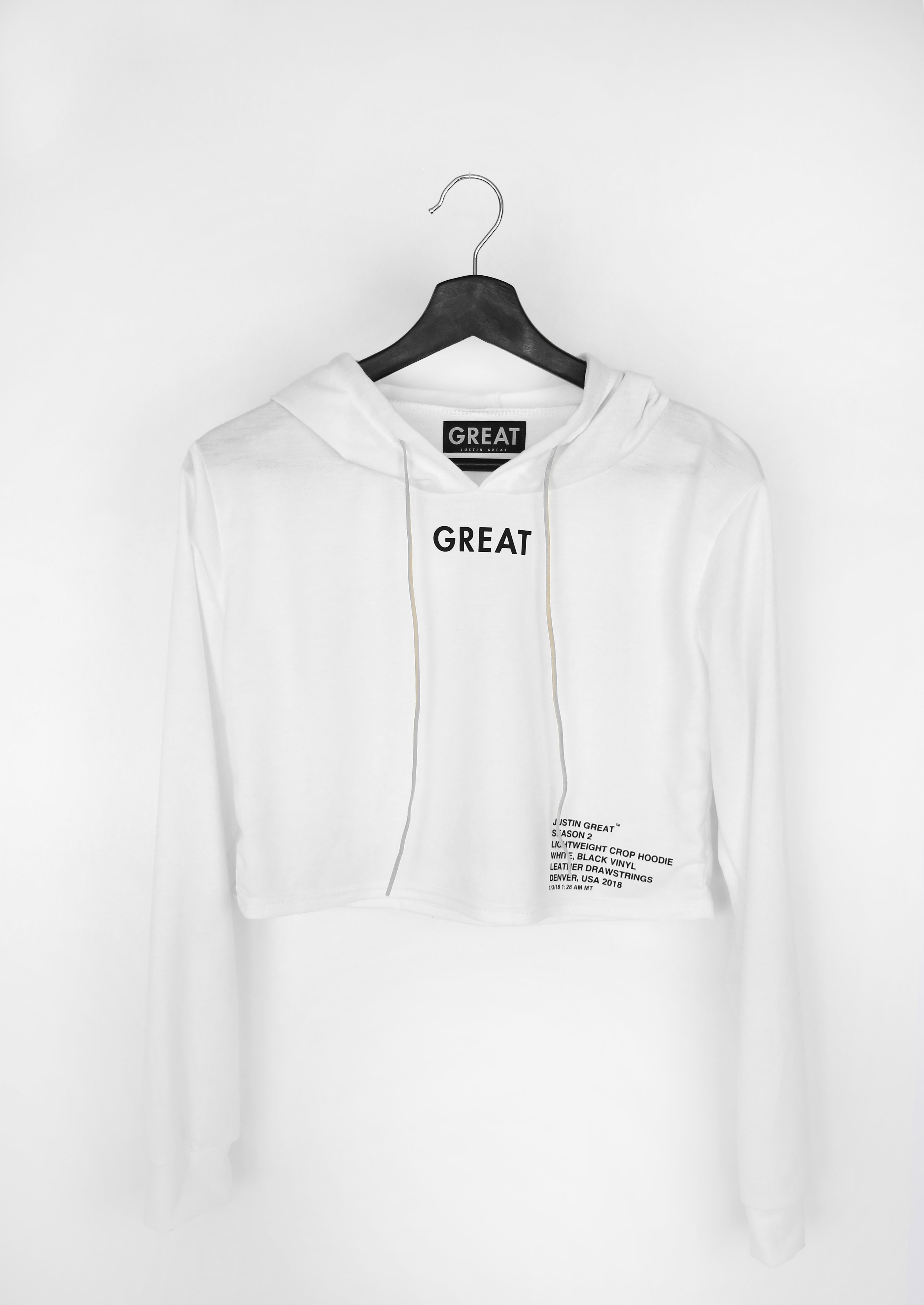 Lightweight Crop Hoodie