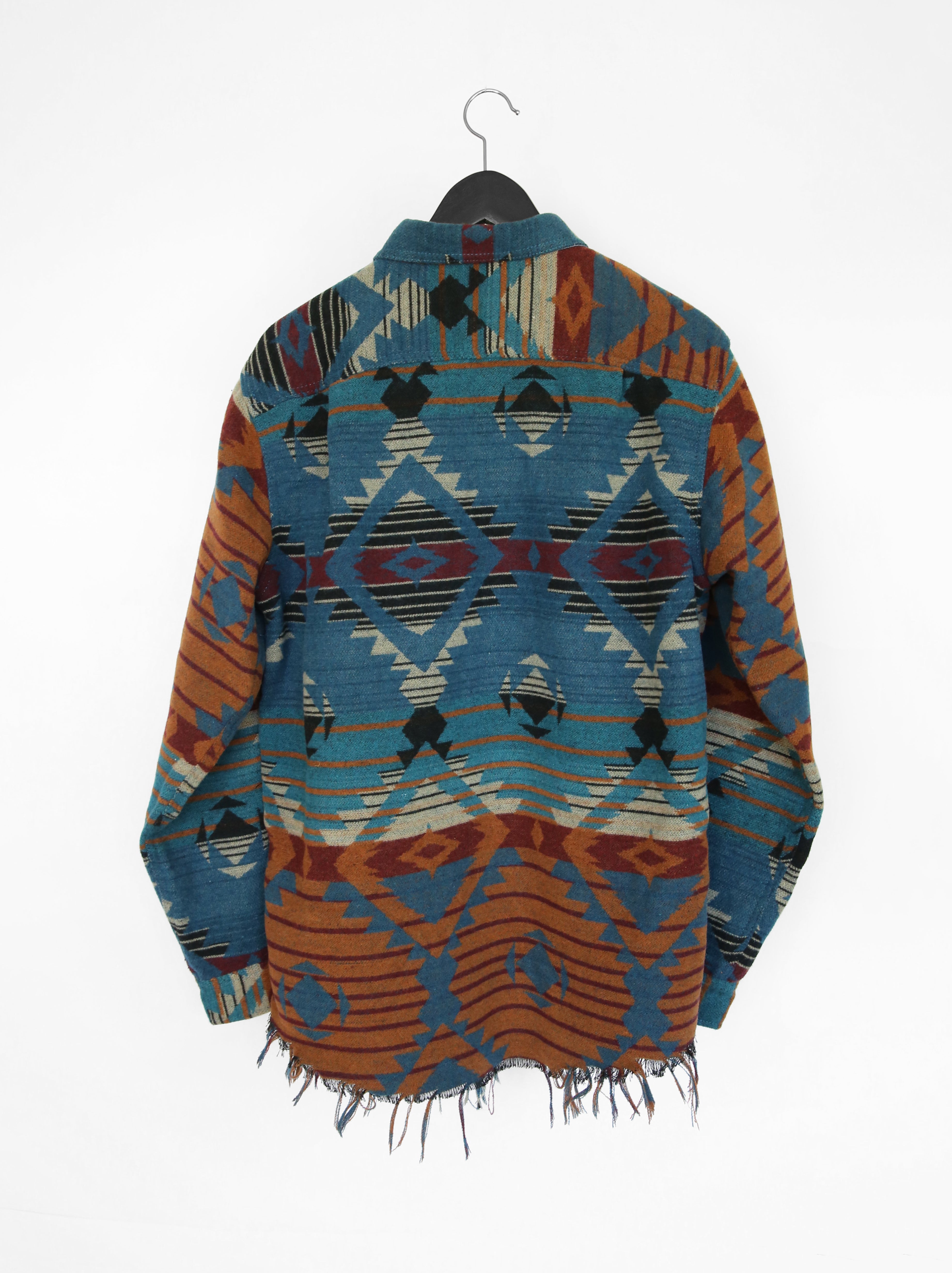 Southwestern Overshirt - Teal