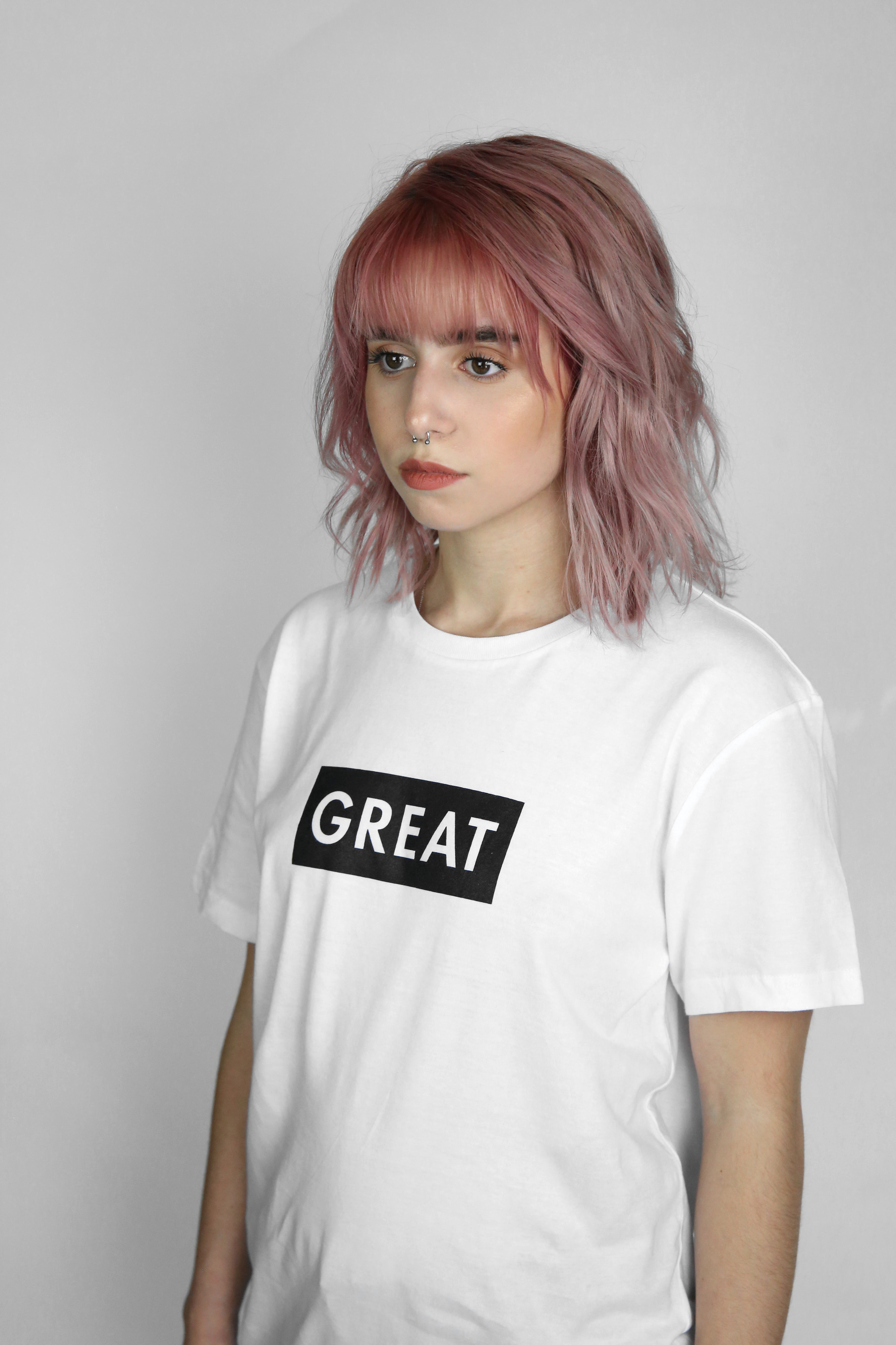 Womens Great Box Logo Tee