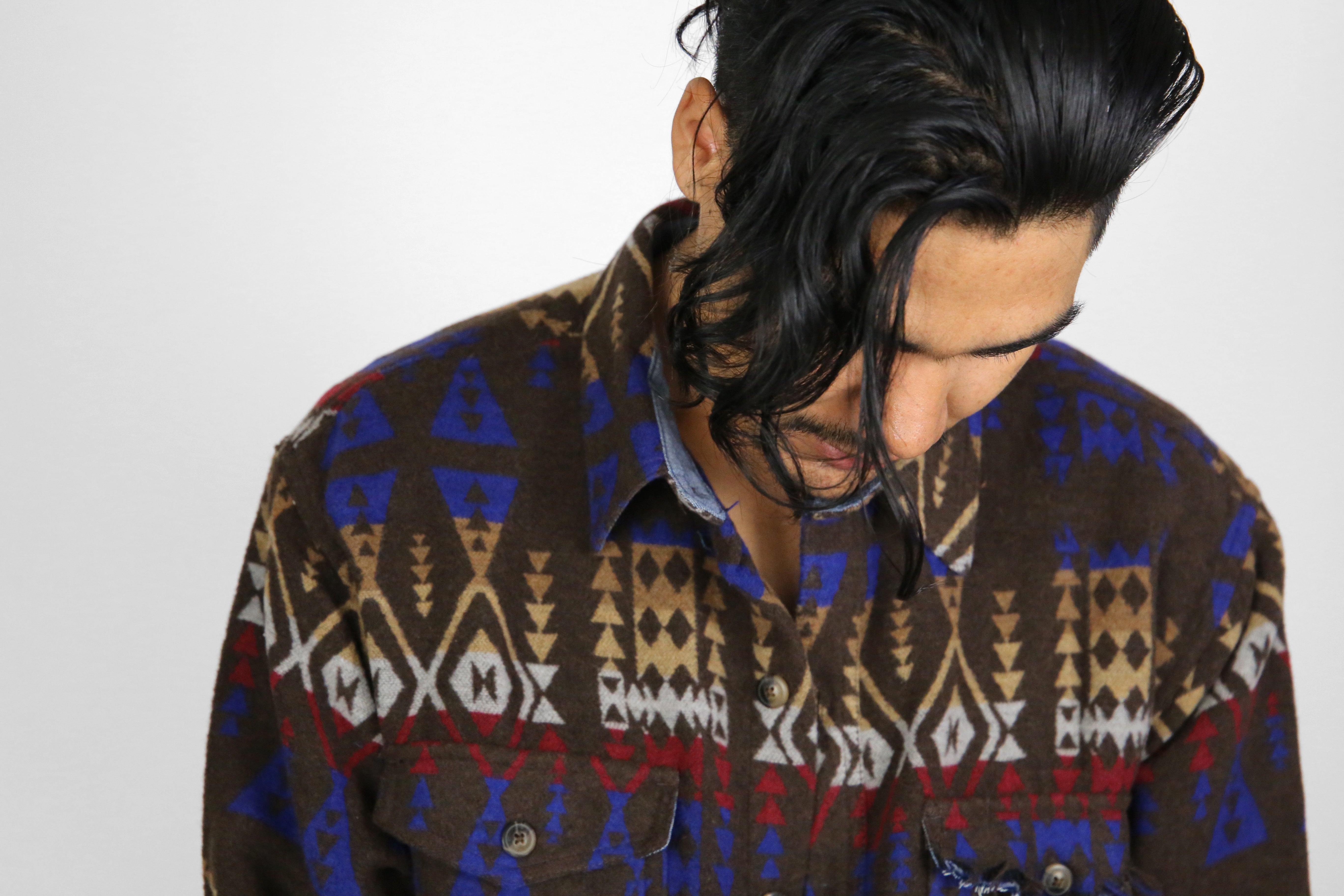 Southwestern Overshirt - Brown