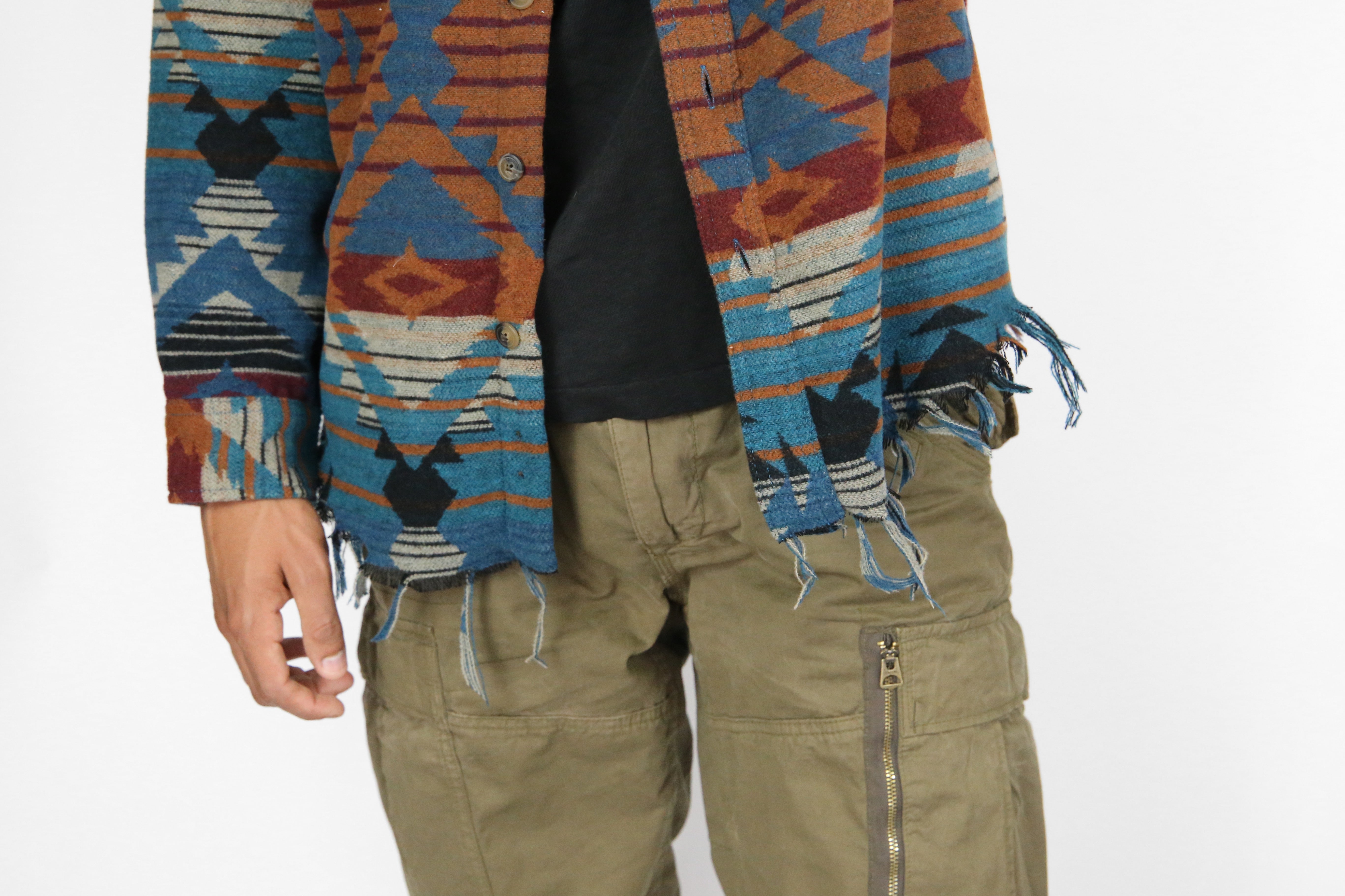 Southwestern Overshirt - Teal