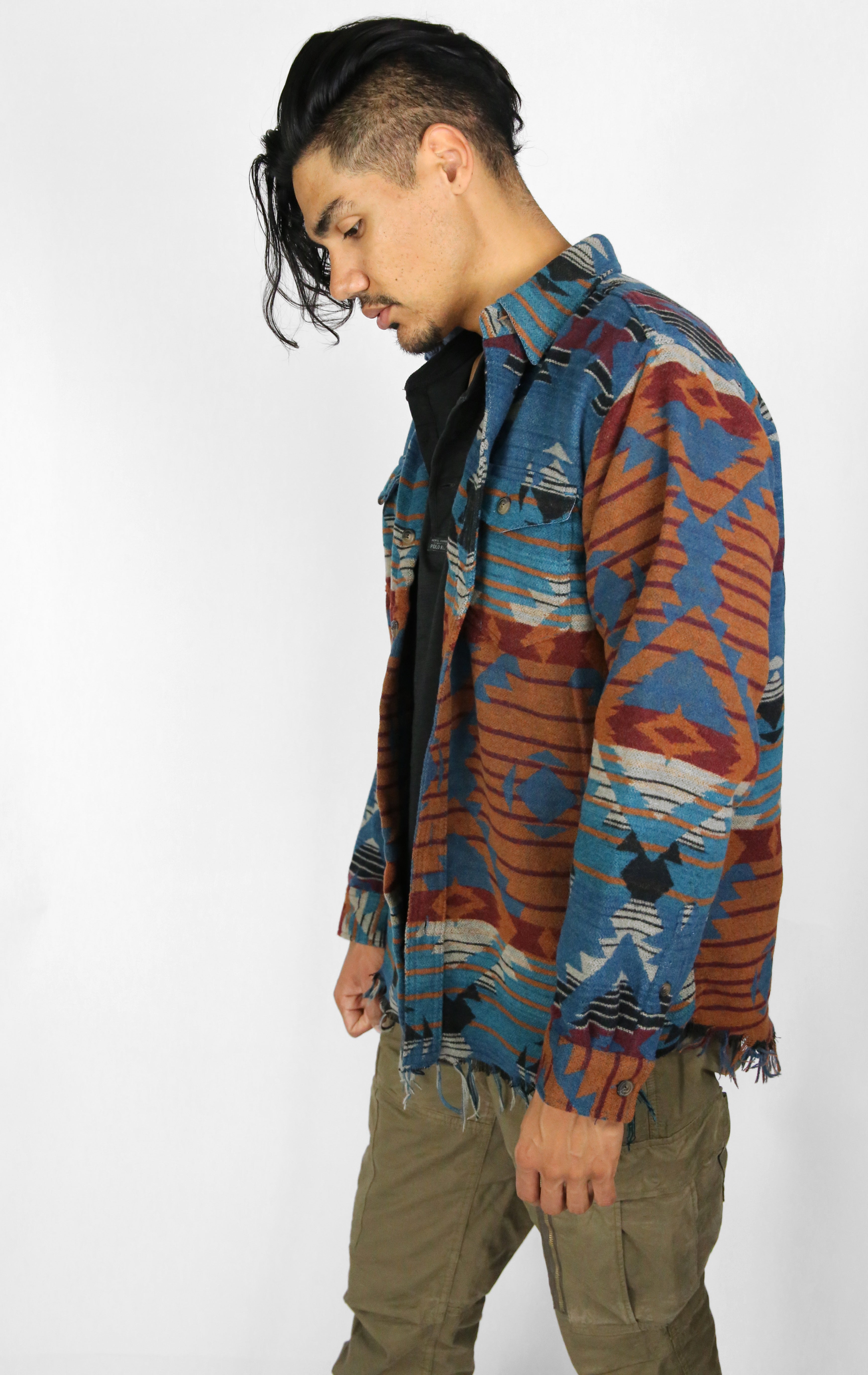 Southwestern Overshirt - Teal