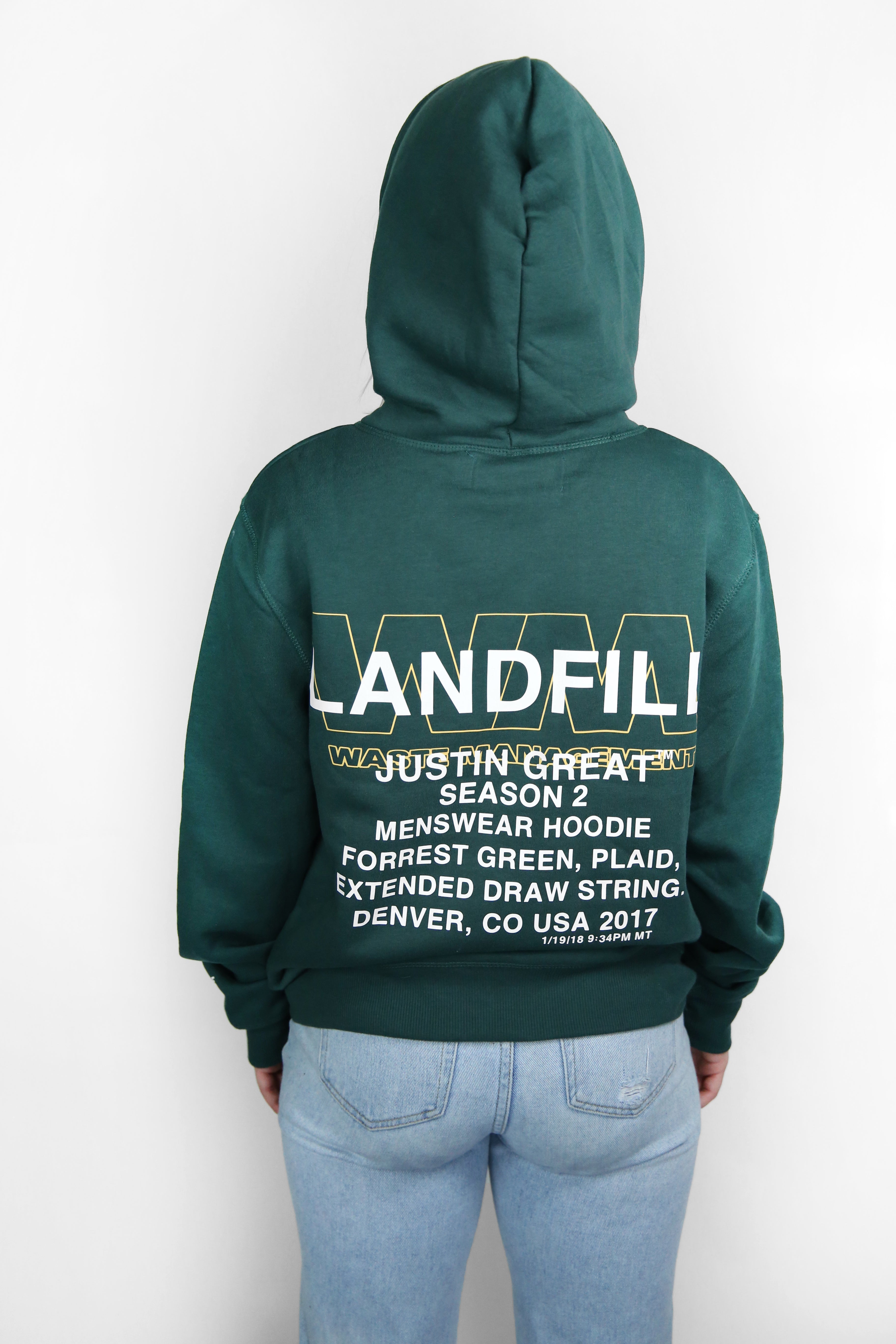 Womens Waste “LANDFILL” Hoodie