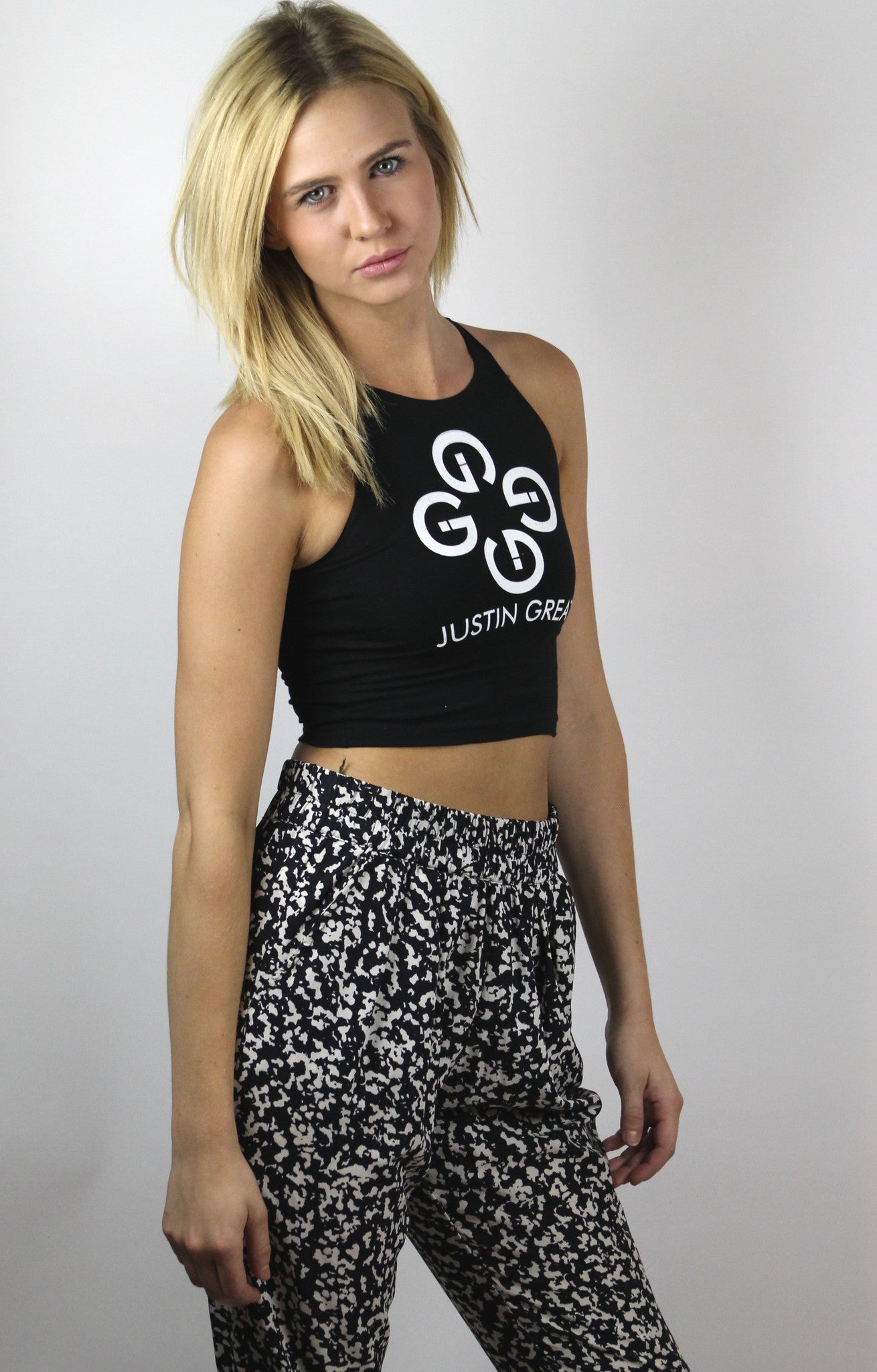 Justin Great Logo Sleeveless Crop