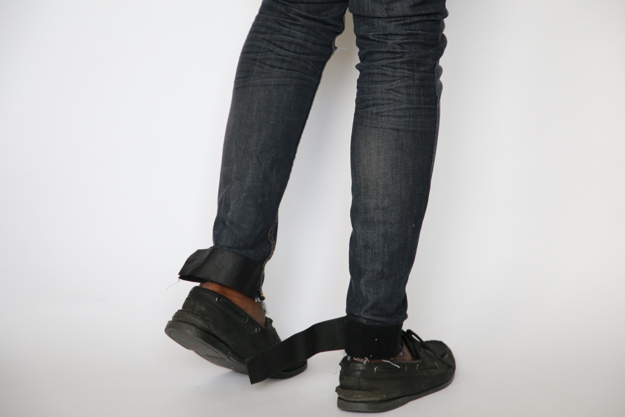 Slim Fit Raw Edge Auto-Taper Jeans
