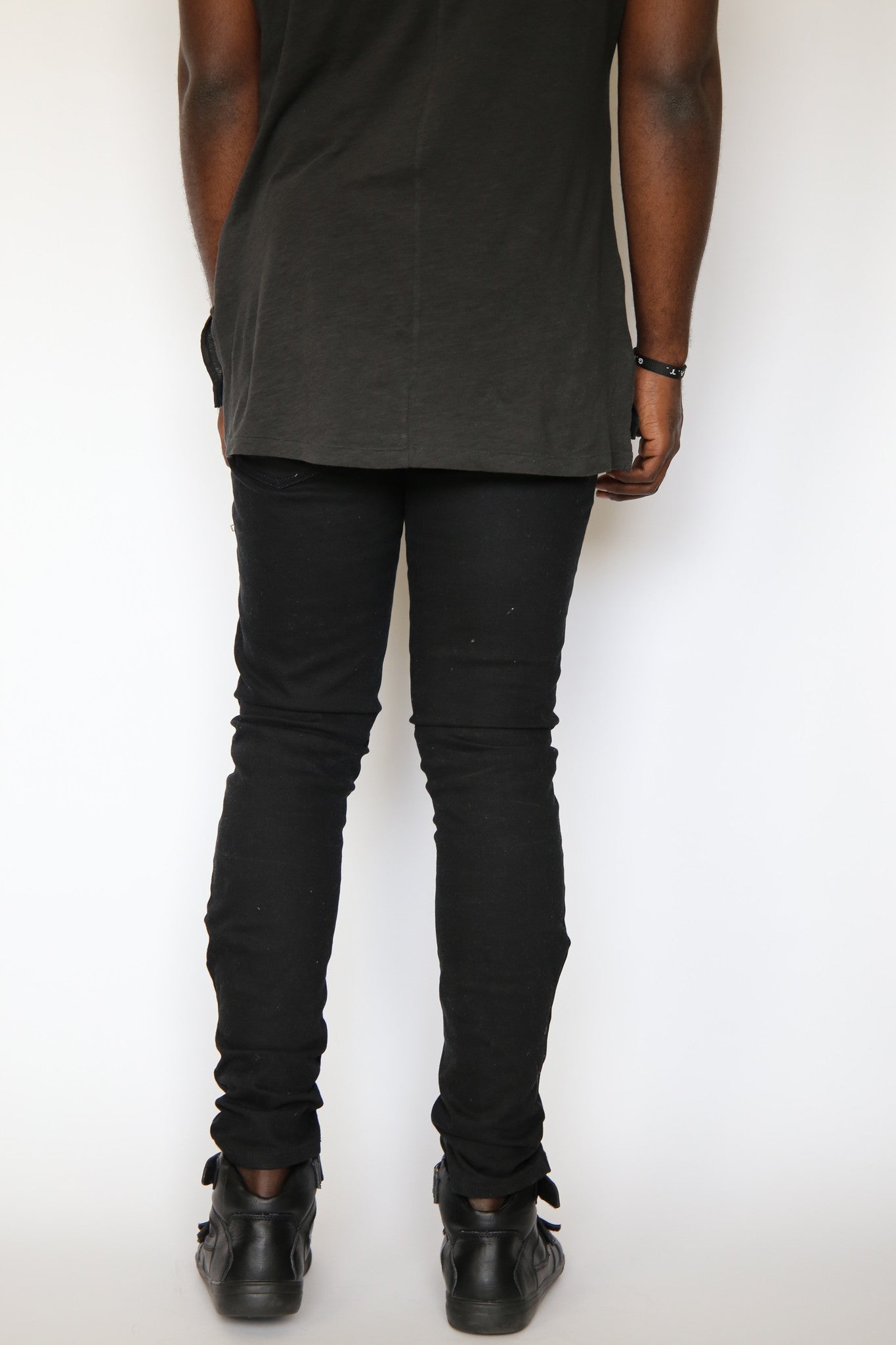 Slim Fit Zipper Jeans