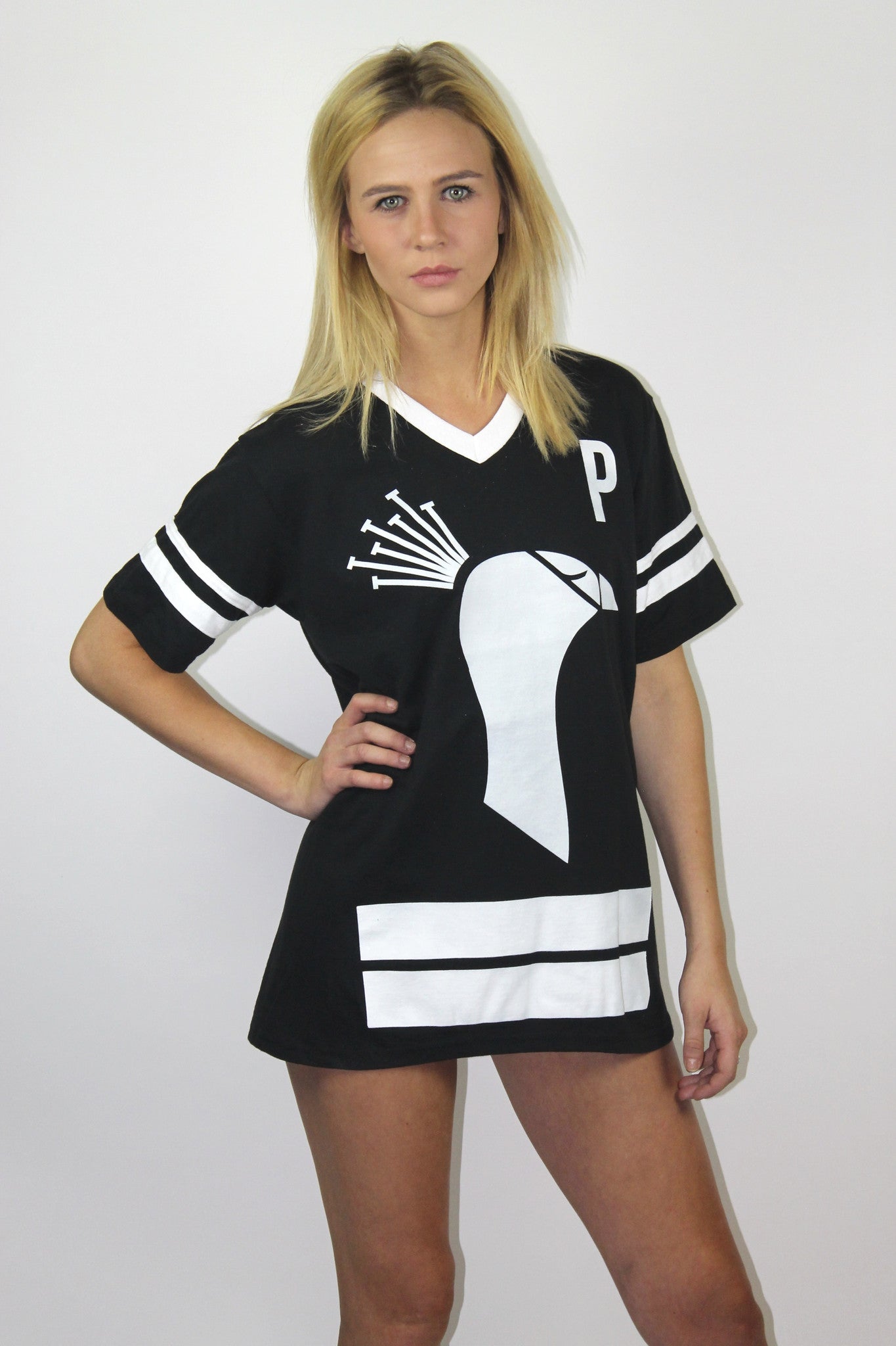 Oversized Peacock Jersey