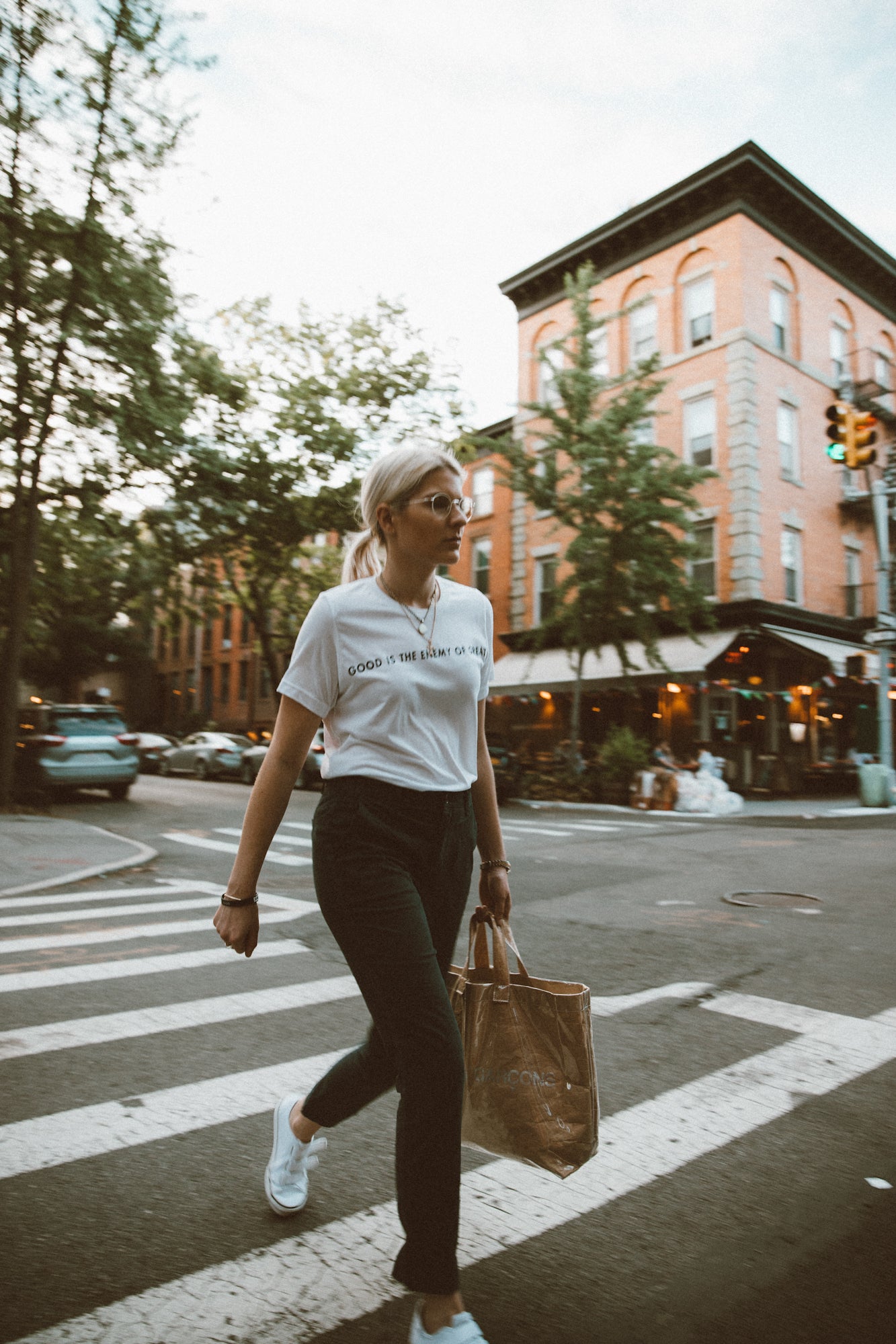 Womens Good Is The Enemy Tee