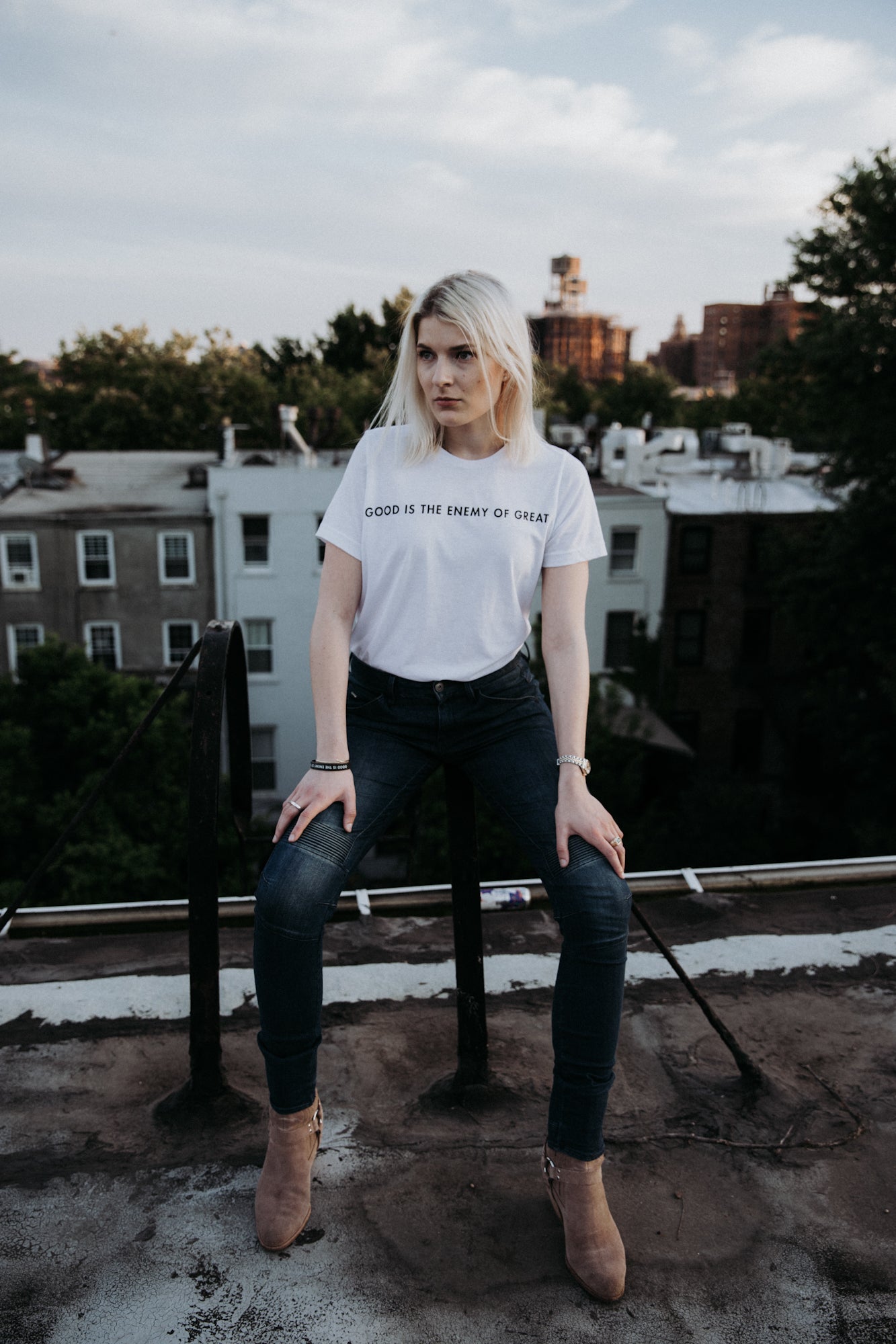 Womens Good Is The Enemy Tee