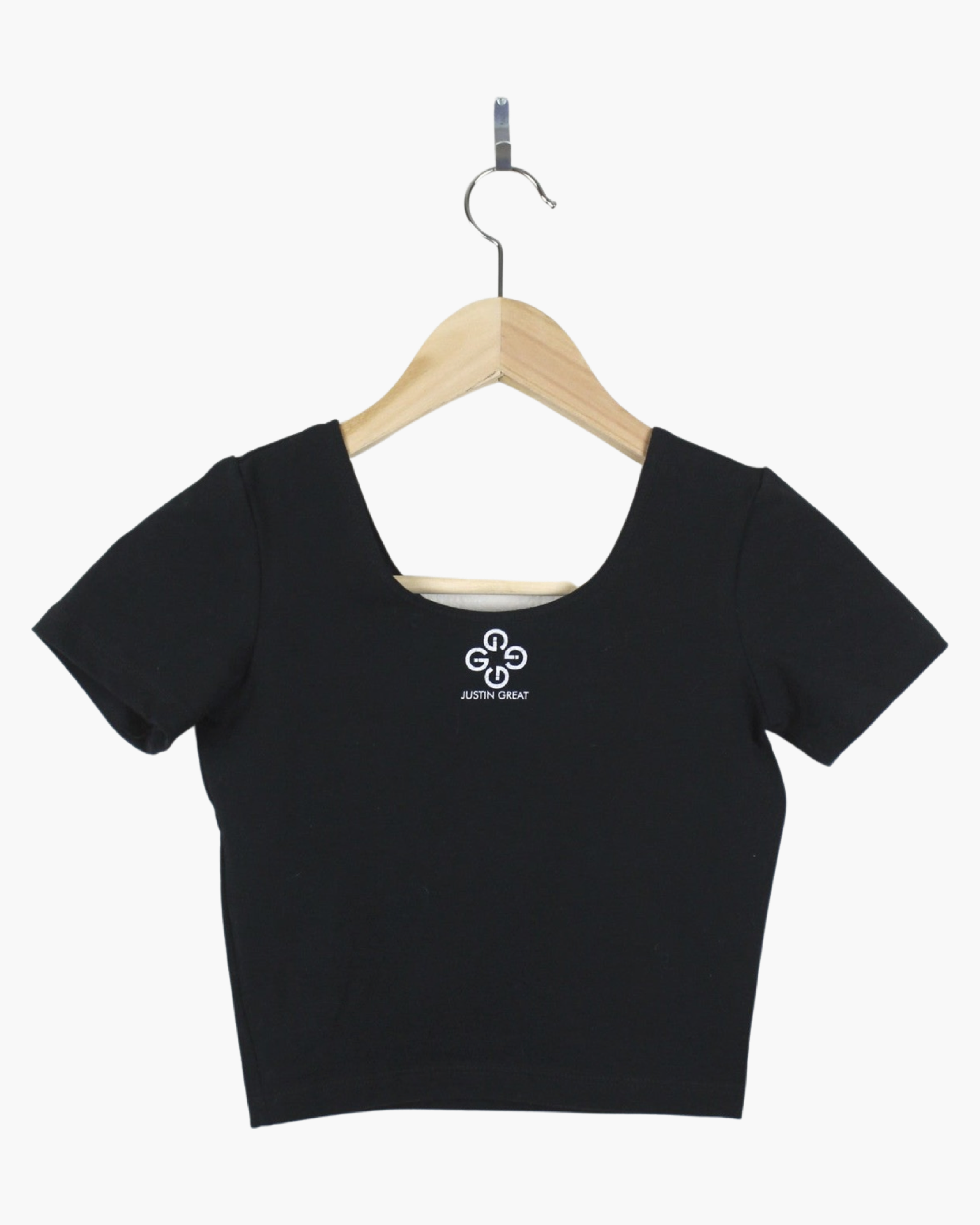 Justin Great Logo Scoop Crop