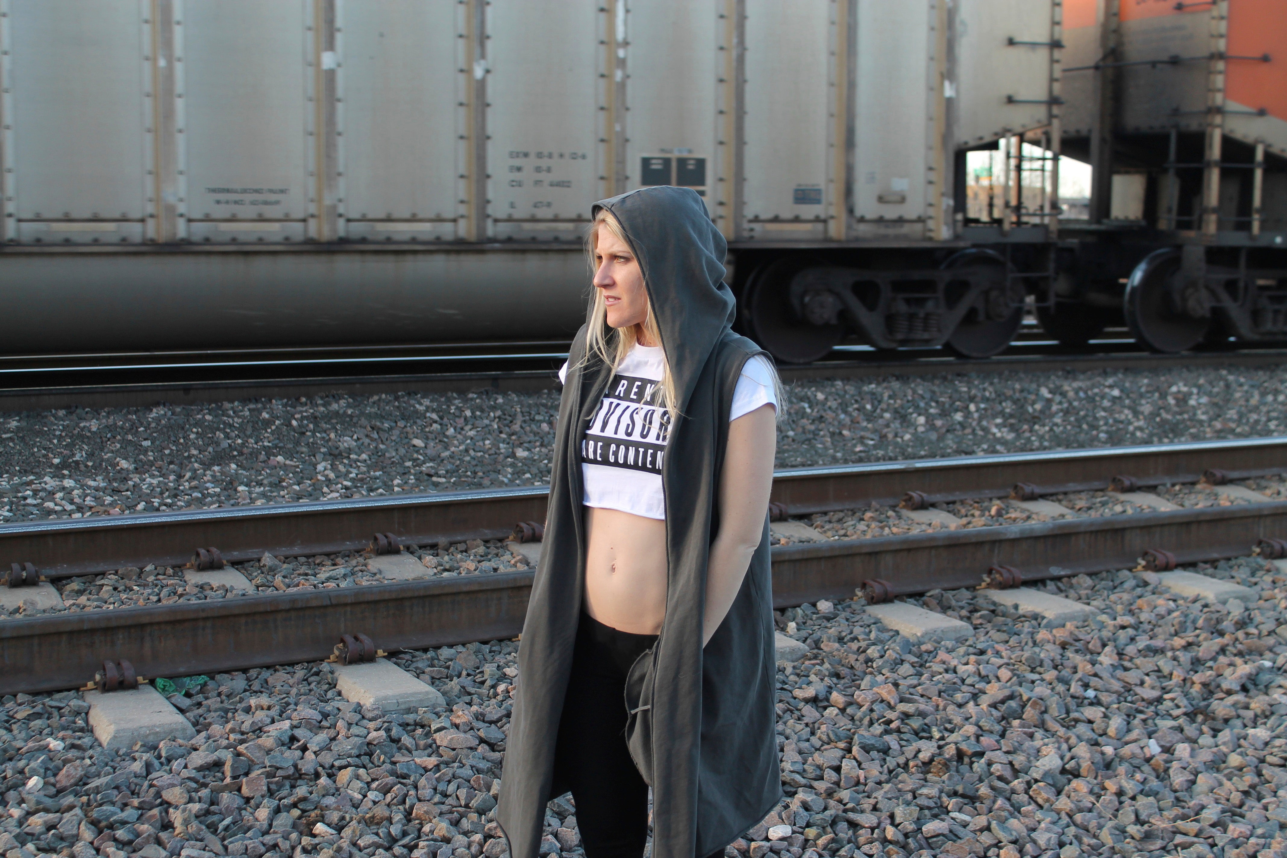 Hooded 3/4 Vest