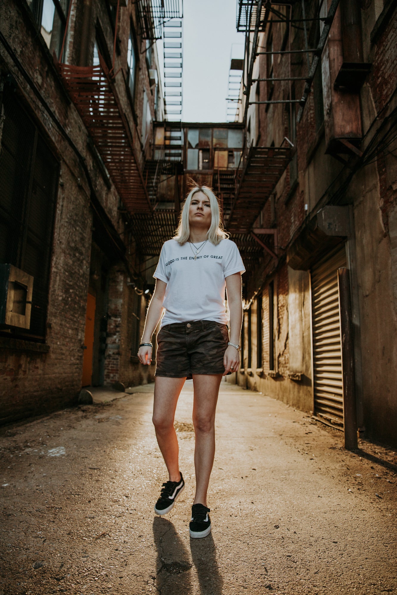 Womens Good Is The Enemy Tee