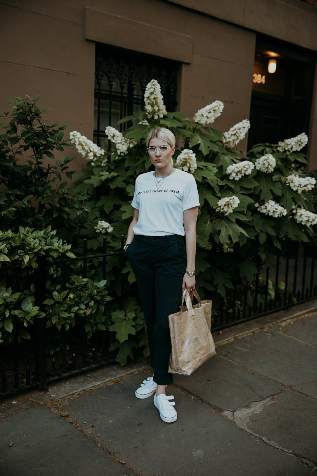 Womens Good Is The Enemy Tee
