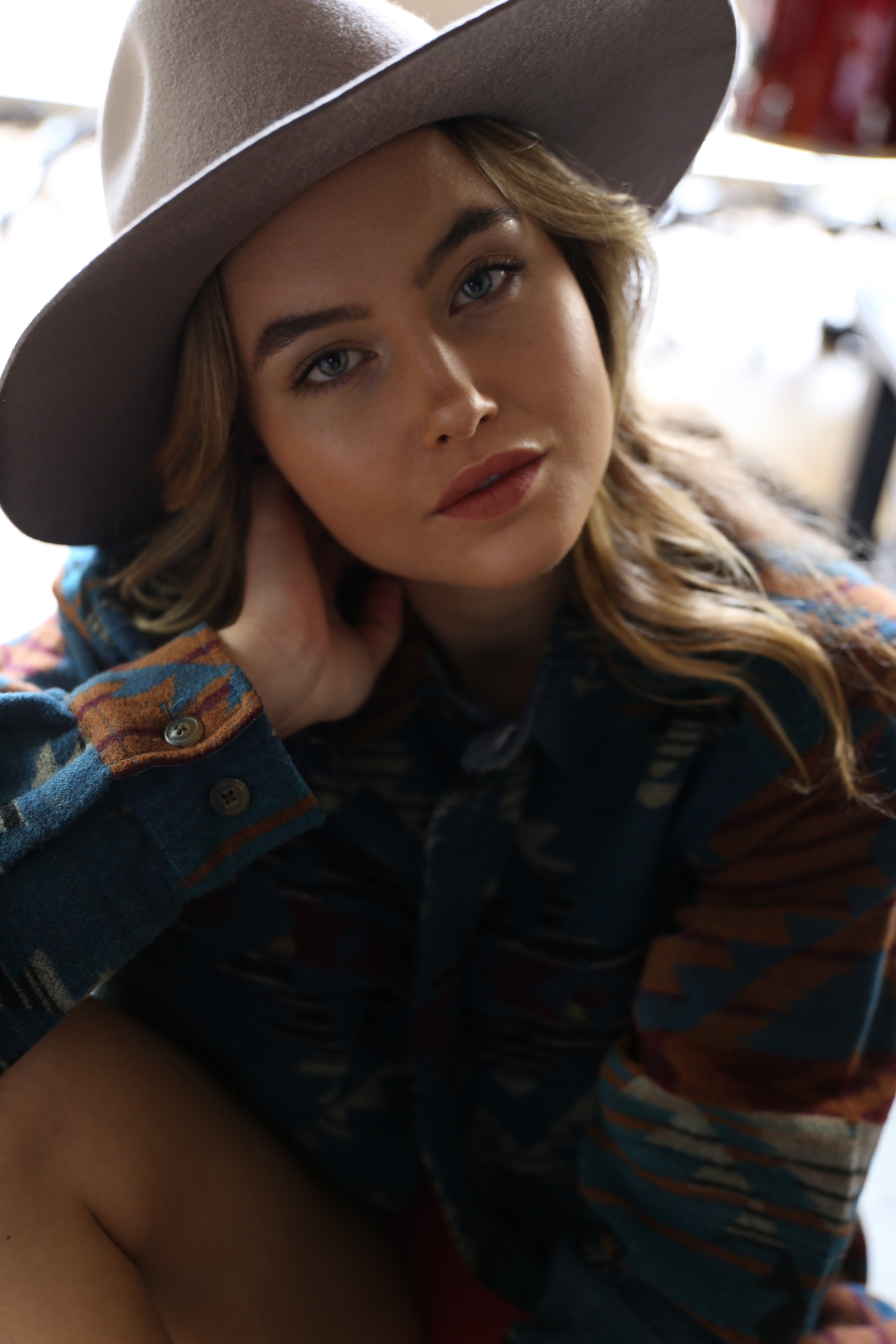 Southwestern Overshirt - Teal
